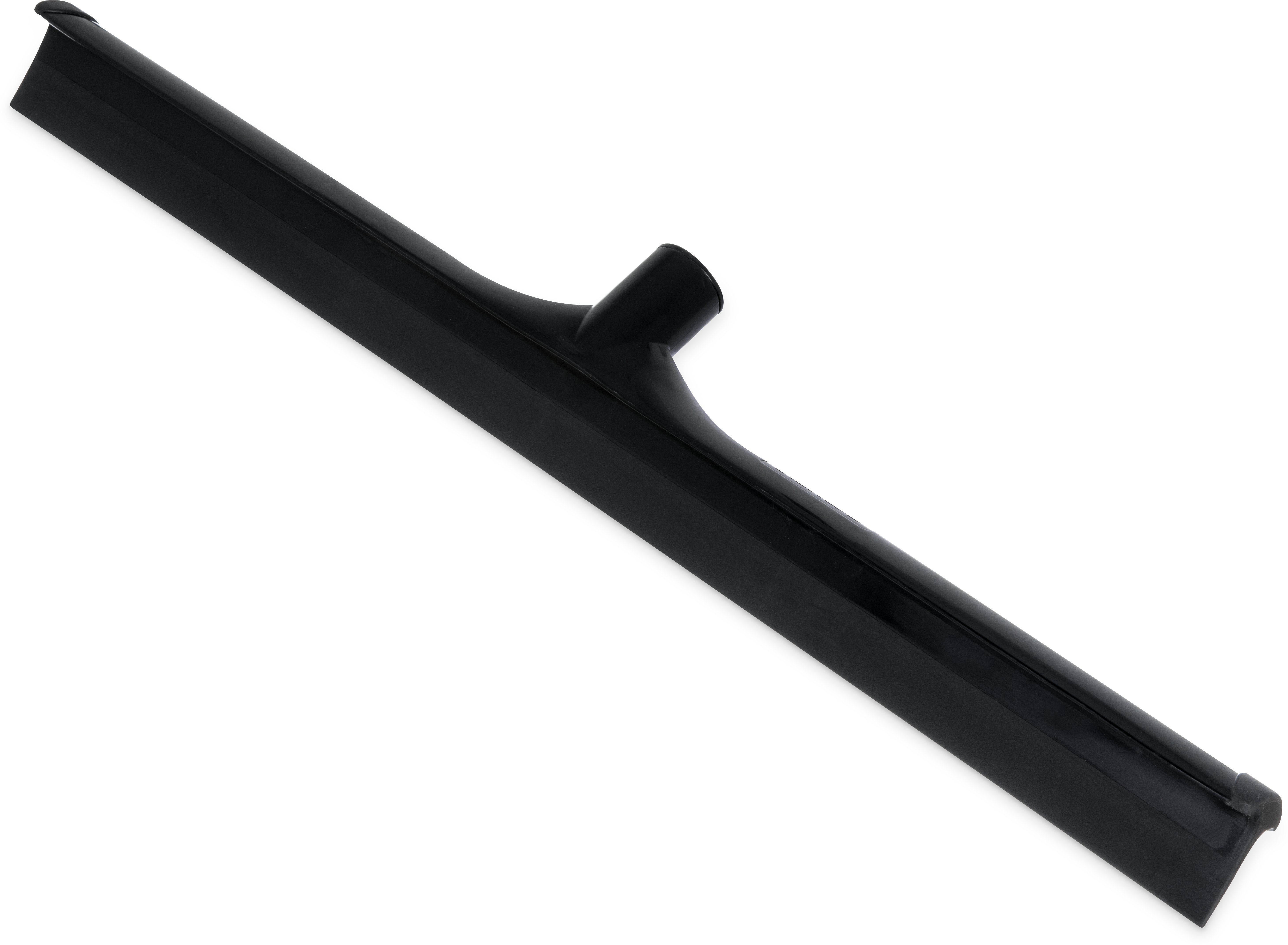 Carlisle Black Economical Solid One-piece Rubber Squeegee 23 3/4 Inch -- 6 Per Case