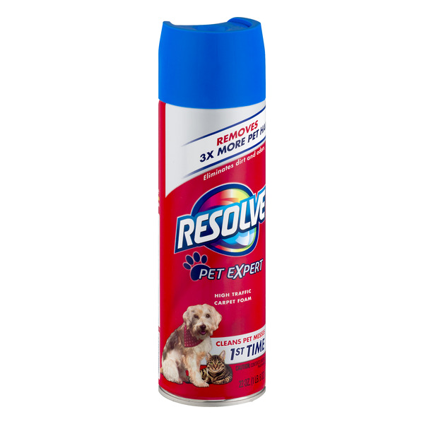 Resolve Pet Formula High Traffic Carpet Cleaner Foam, 22 Ounce -- 12 Per Case