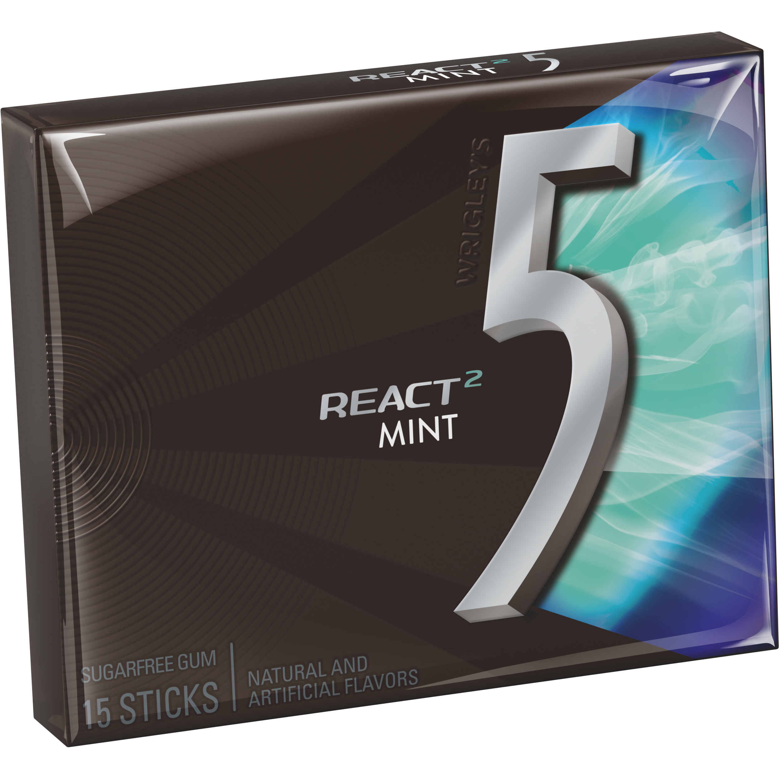 5 Gum React Mint, 10 Count -- 12 Per Case