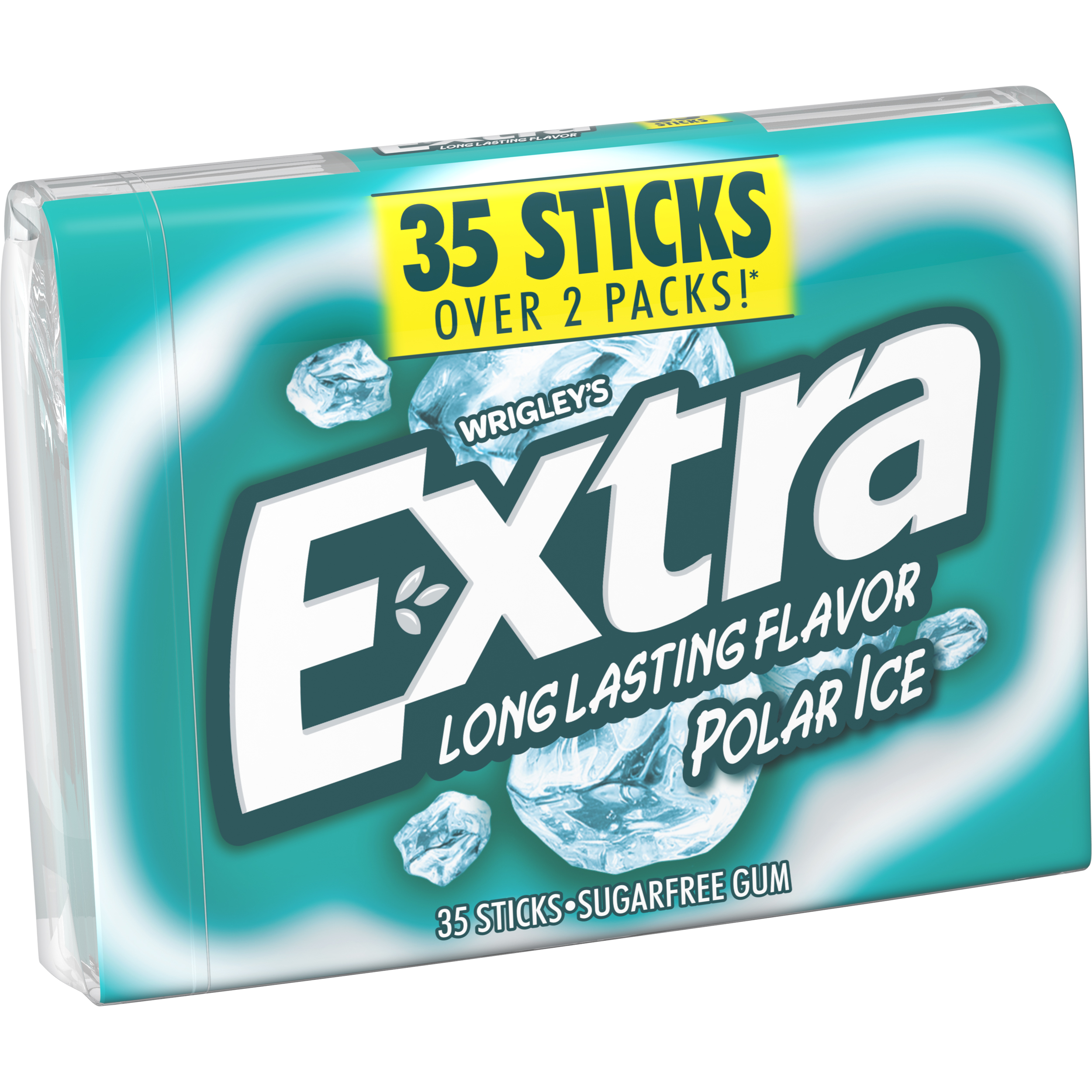 Extra Polar Ice Sugar Free Gum, 35 Count -- 48 Per Case