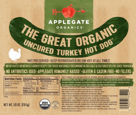 Applegate 2025 turkey dogs