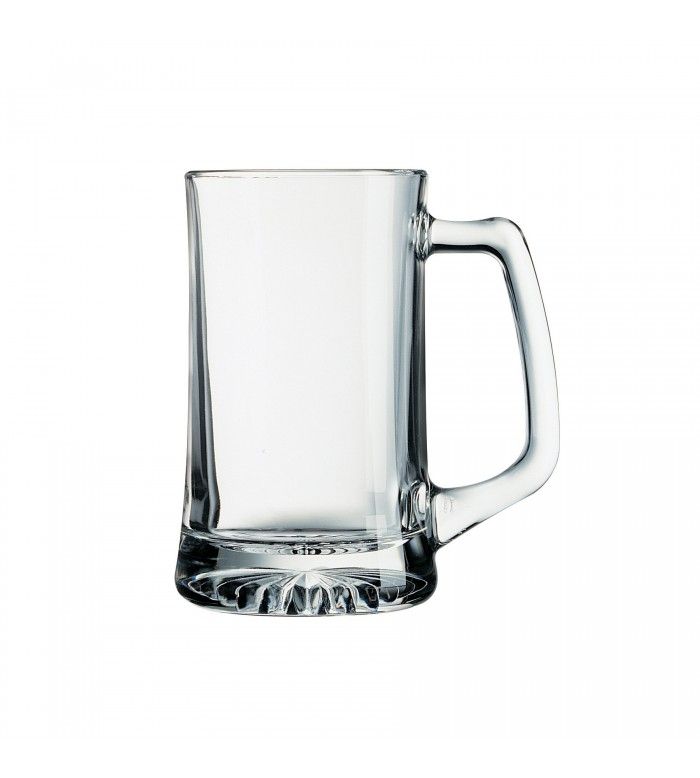 Arcoroc Glass Sport Beer Mug, 25 Ounce -- 12 Per Case