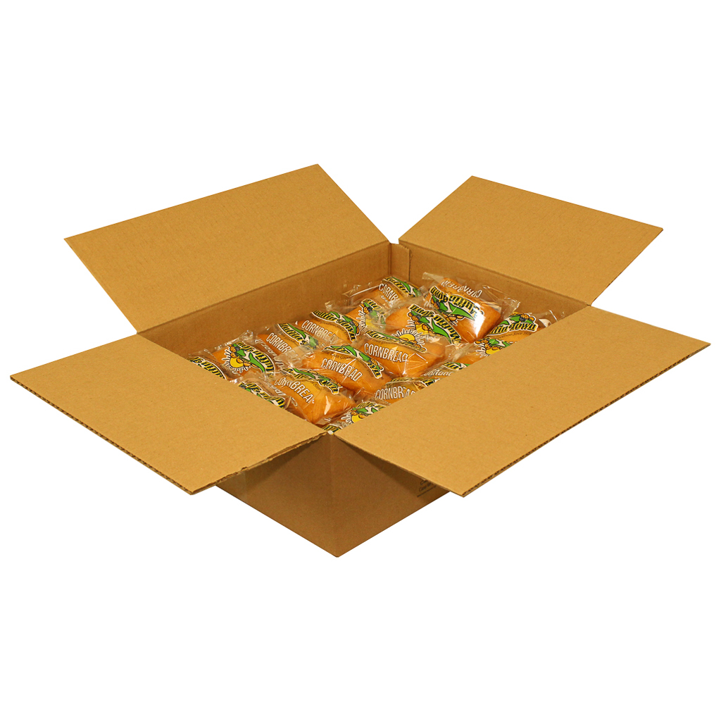 Muffin Town Individually Wrapped Cornbread Loaf, 3 Ounce -- 36 Per Case