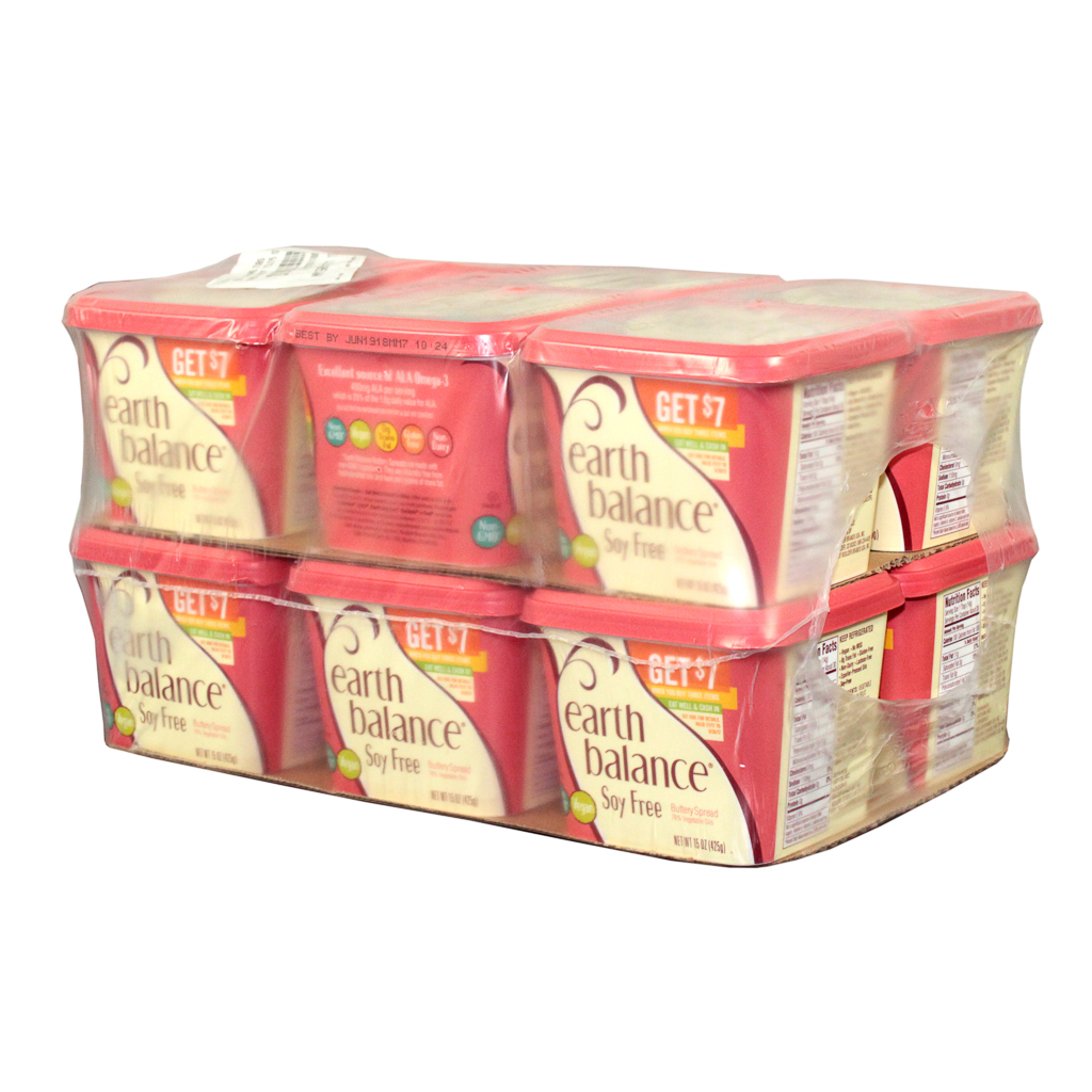 Earth Balance Soy Free Buttery Spread, 15 Ounce -- 12 Per Case