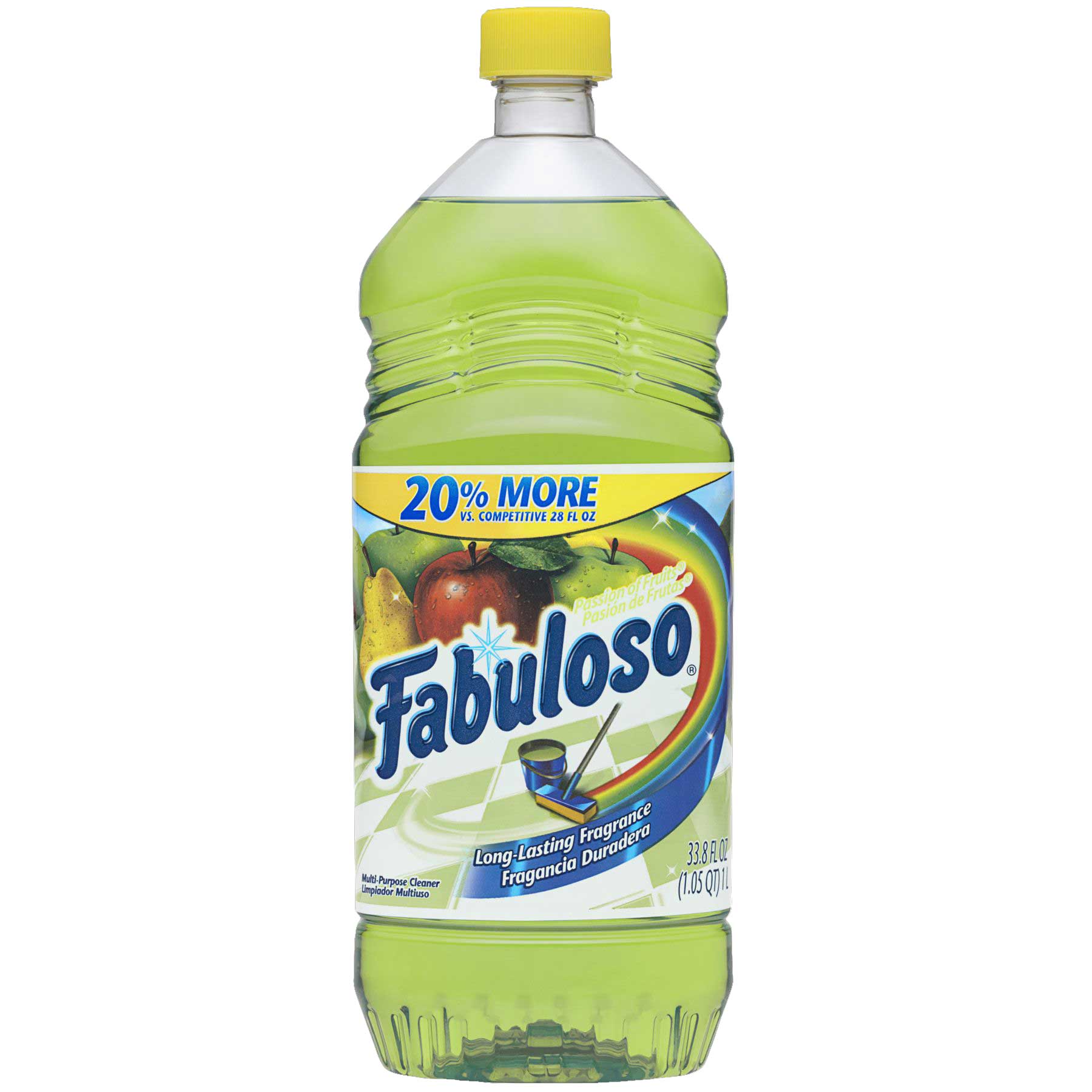 Fabuloso Passion Of Fruit Multi Purpose Cleaner, 33.8 Fluid Ounce -- 12 Per Case