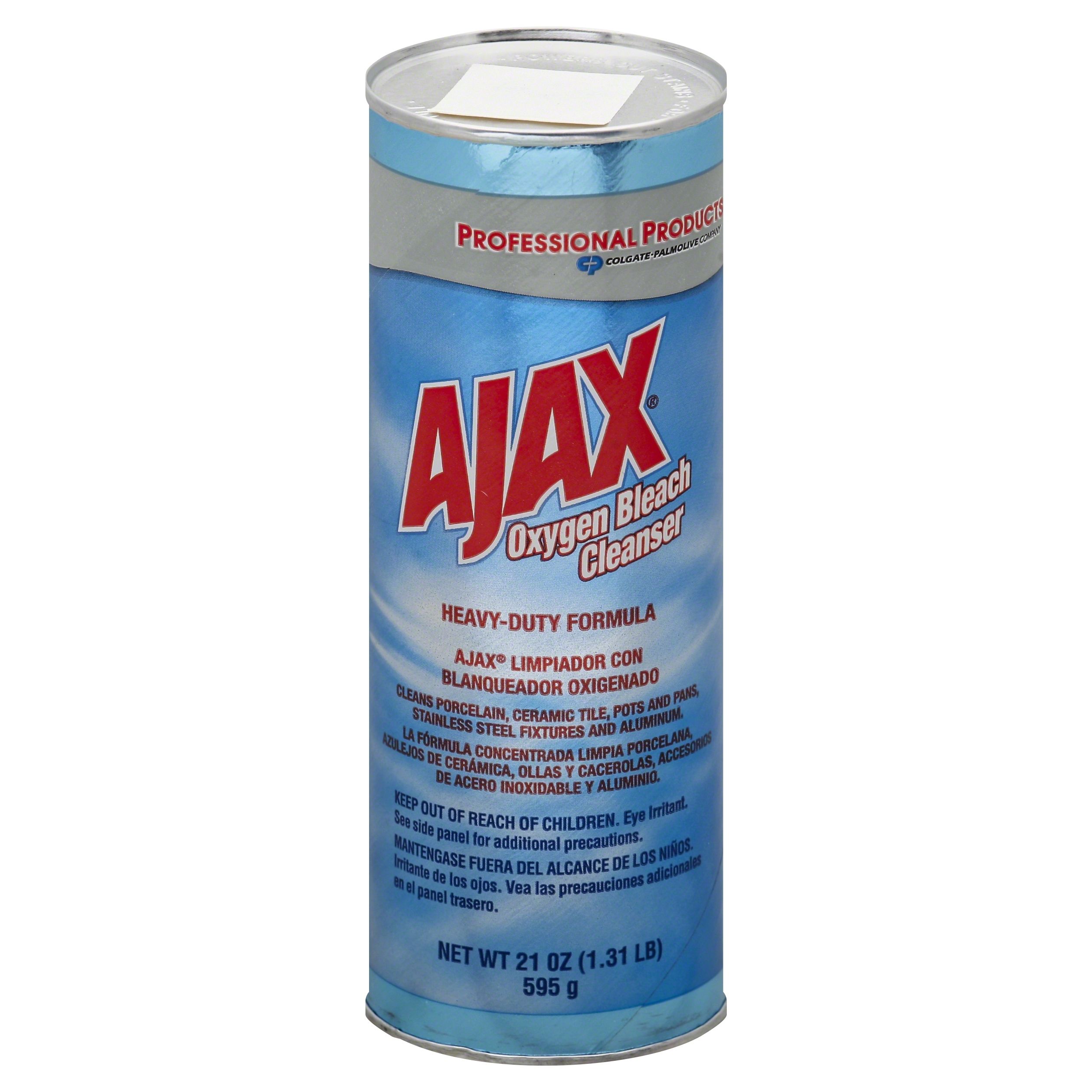 Ajax Oxygen Bleach Powder Cleanser, 21oz Can, 24/Carton