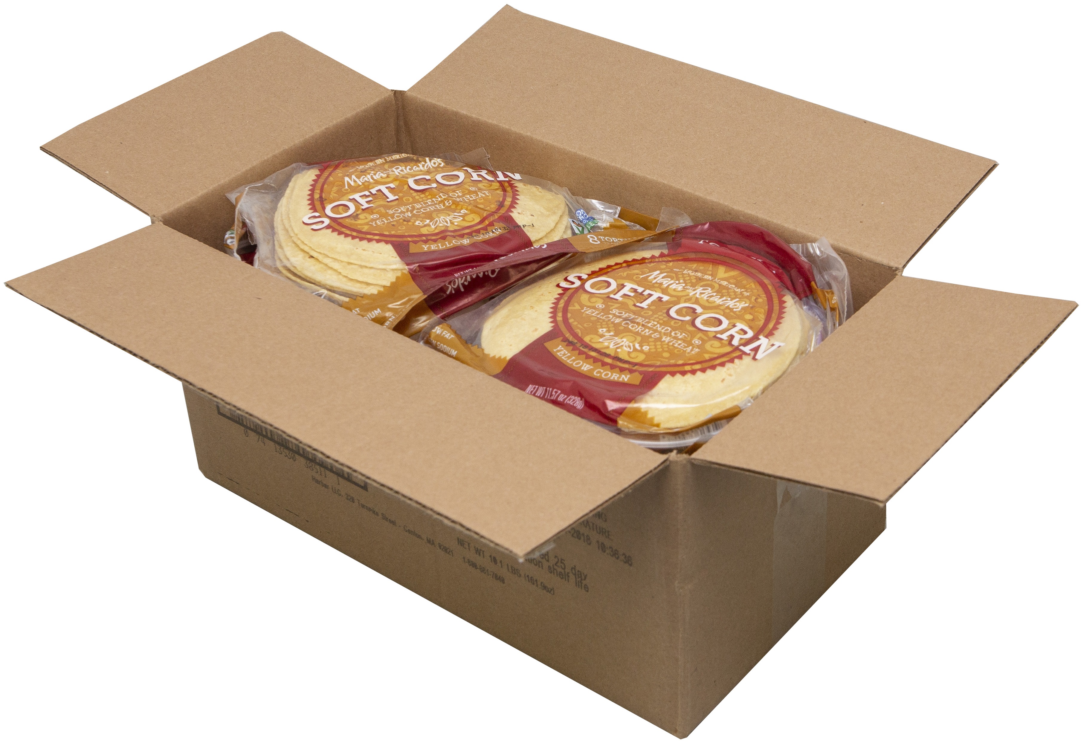 Maria And Ricardo's Soft Yellow Corn Tortilla, 11.57 Ounce -- 14 Per Case
