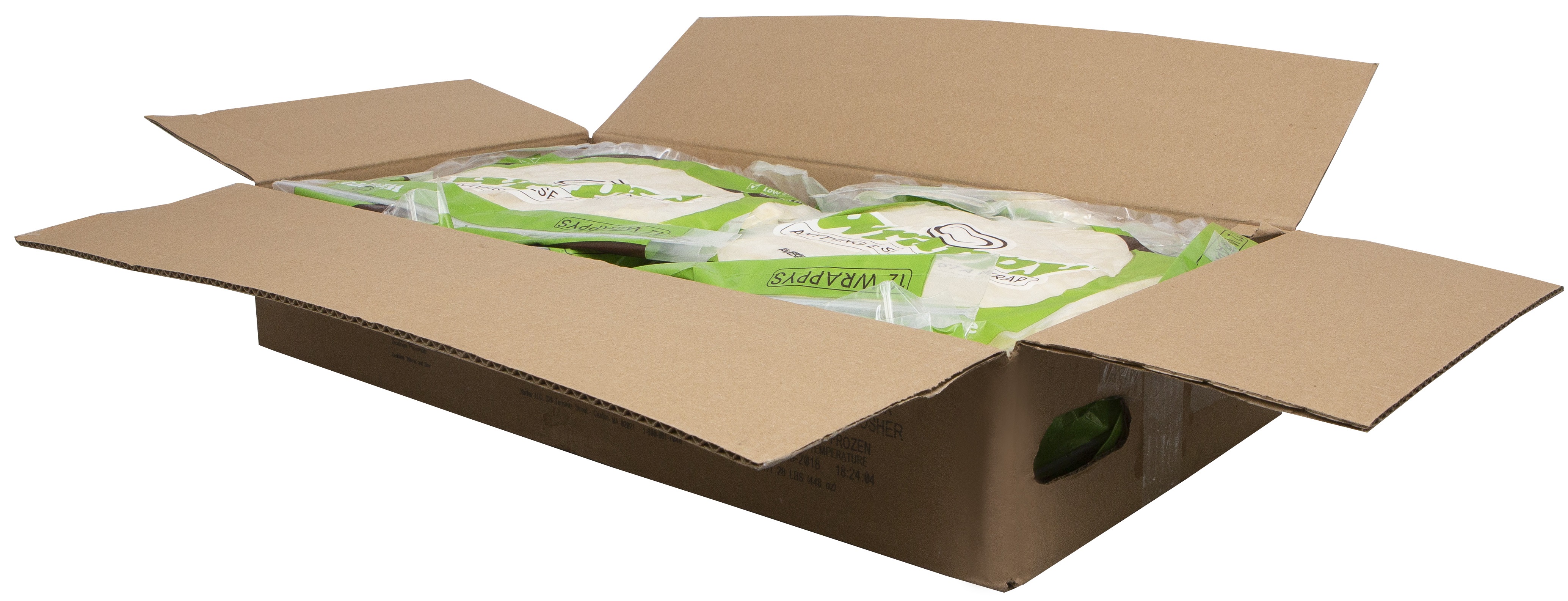 Wrappy 12 Inch White Flour Tortilla, 45.7 Ounce -- 12 Per Case