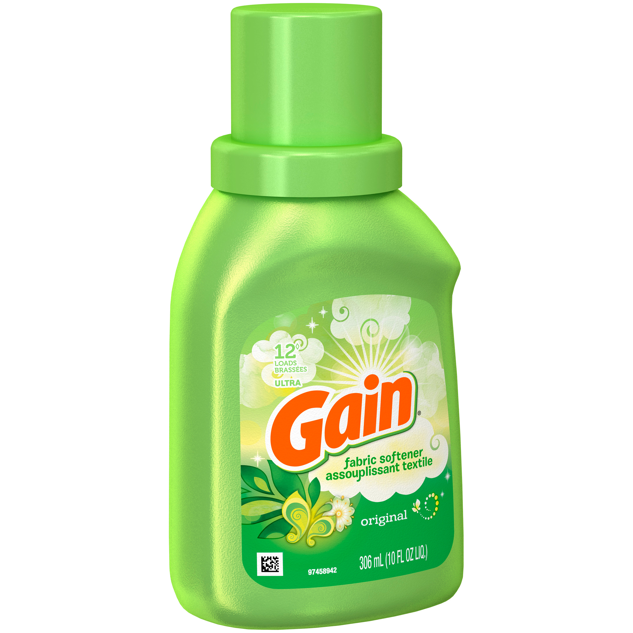 Gain Original Fabric Softener, 10 Fluid Ounce -- 12 Per Case