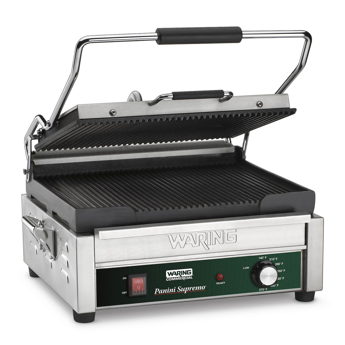 Waring Commercial Single Large Panini Supremo Grill, 14 1/2 X 11 Inch