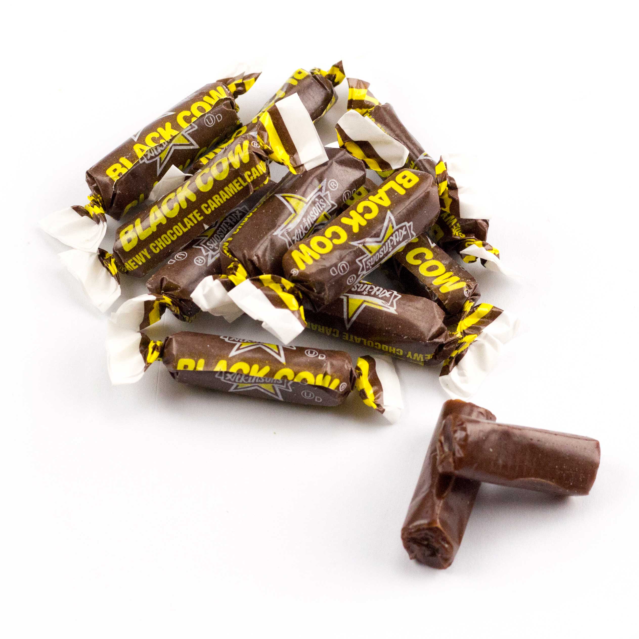 Black Cow Bite Size Chewy Chocolate Caramel Candy, 15 Pound