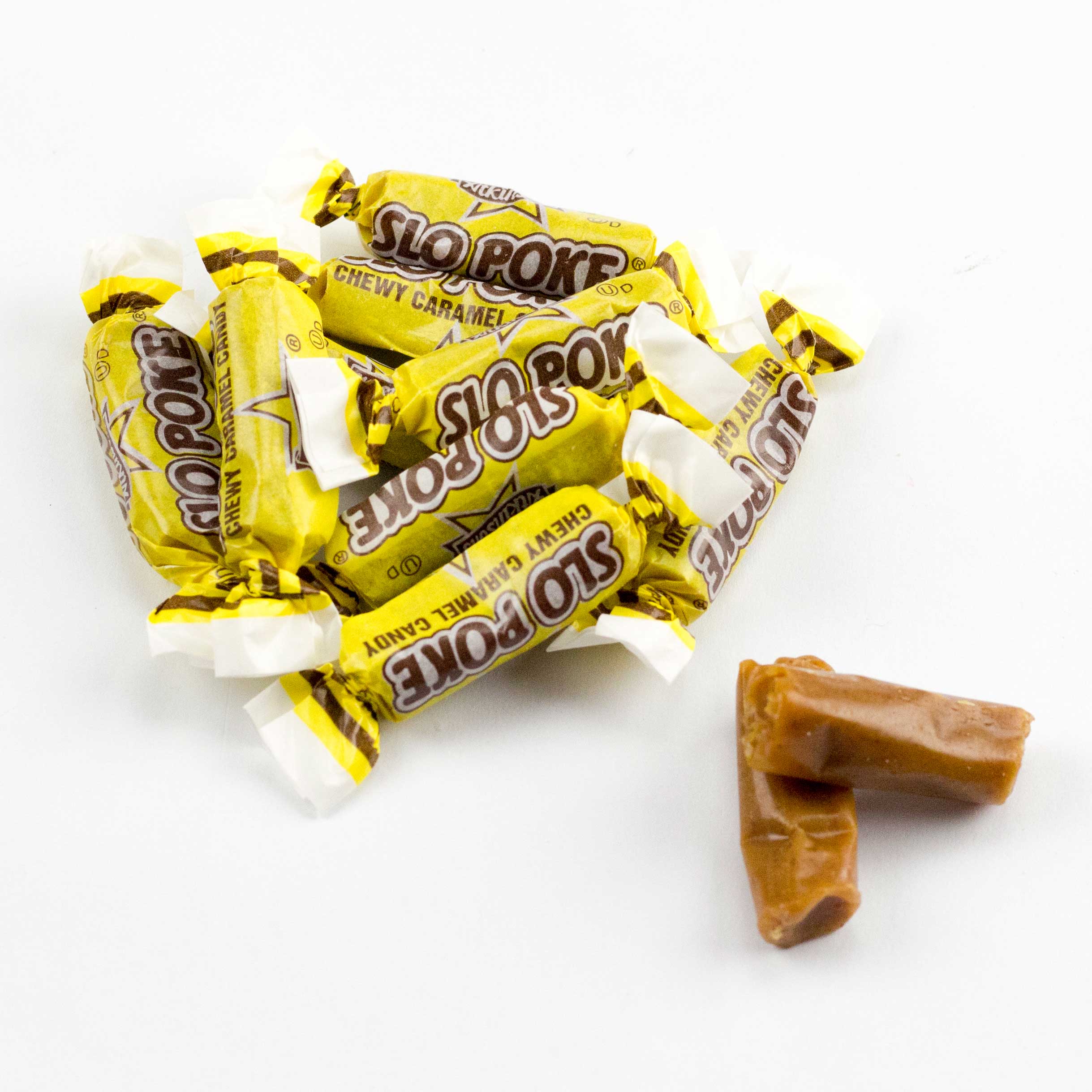 Slo Poke Bite Size Chewy Caramel Candy, 15 Pound