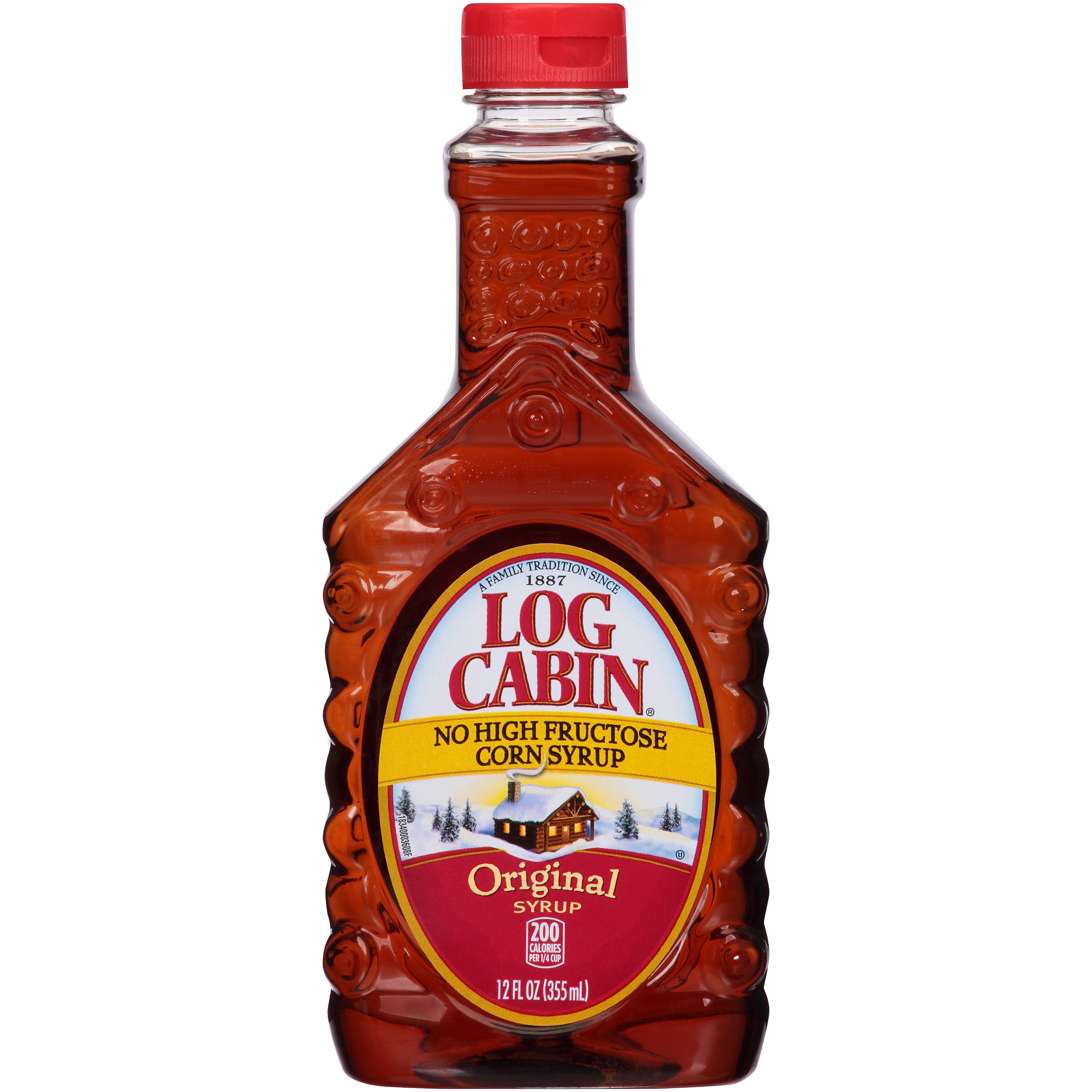 Log Cabin Regular Syrup, 12 Ounce -- 12 Per Case
