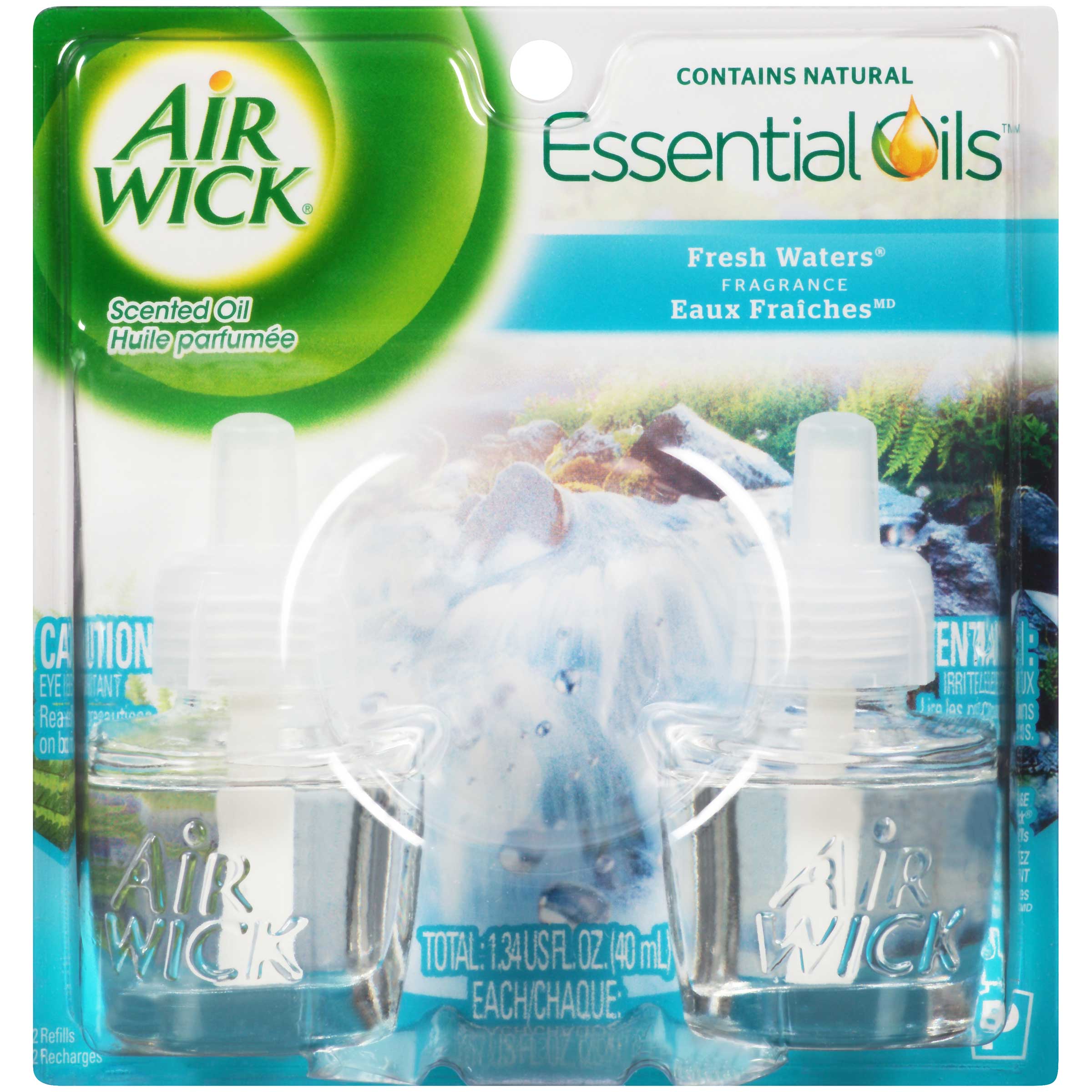 Scented Oil Refill, Fresh Waters, .67oz, 2/Pack, Sold as 1 Package Scented Oil Refill, Fresh Waters, .67oz, 2/Pack, Sold as 1 Package