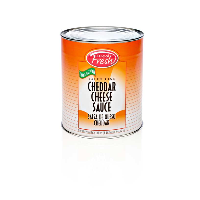 Real Fresh Value Line Cheddar Cheese Sauce, 6.63 Pound -- 6 Per Case
