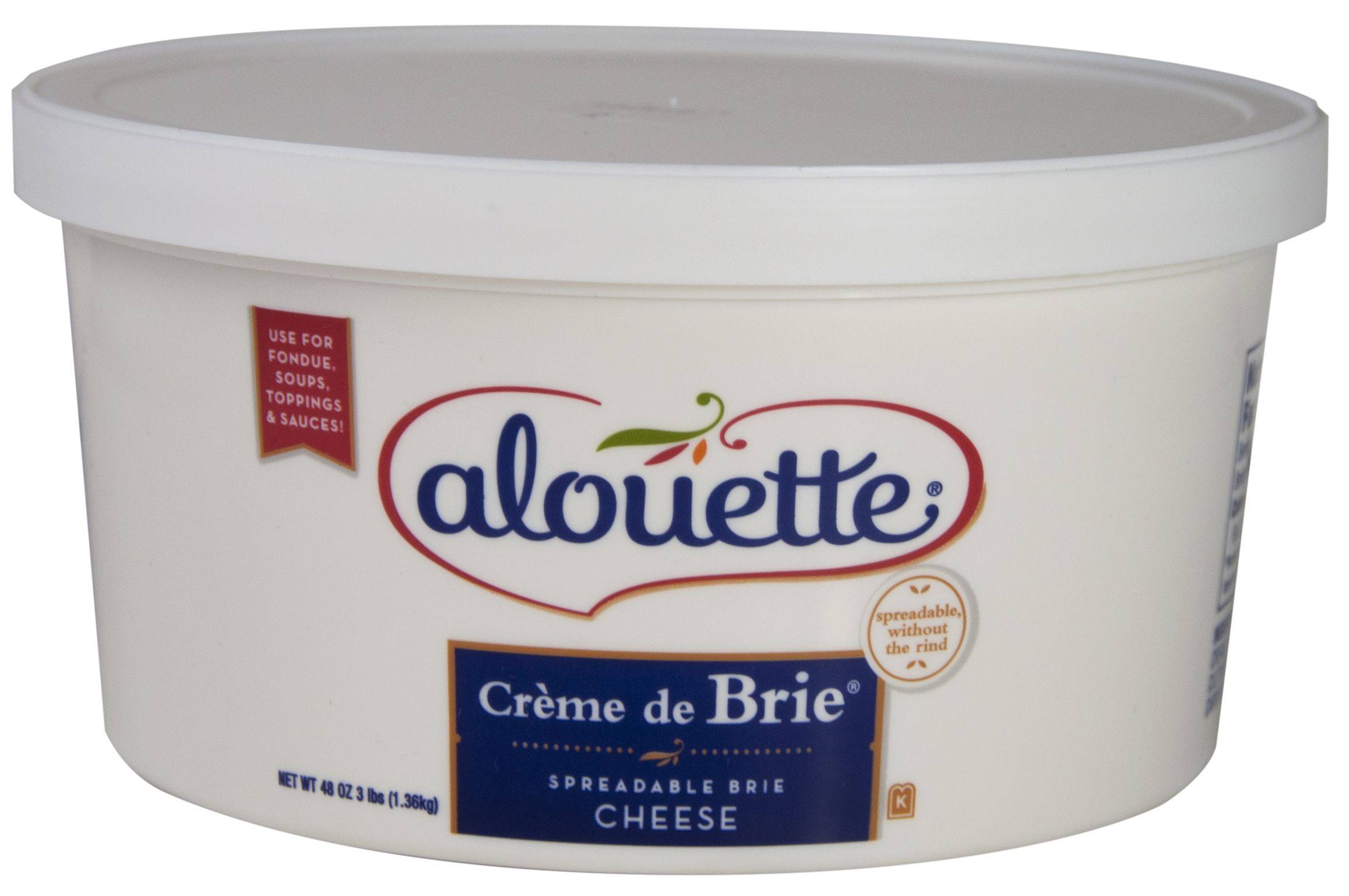 Alouette Creme De Brie Cheese, Bulk Pail, 3 Pound -- 2 Per Case