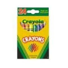 Crayola Original 24 Crayons, Peggable Box -- 48 Per Case