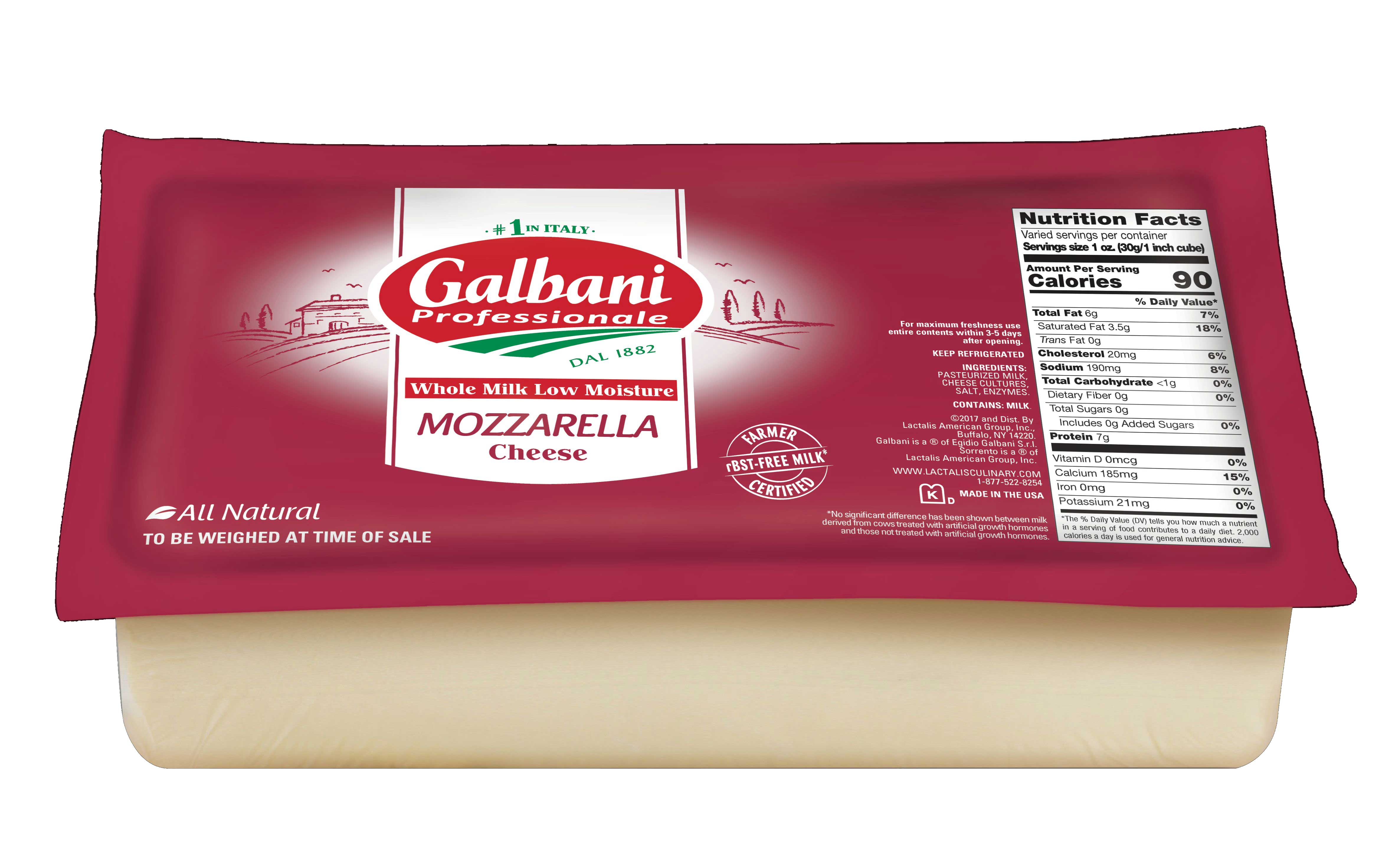 Is Galbani Mozzarella Cheese Gluten-free Galbani Mozzarella Cheese Case | FoodServiceDirect