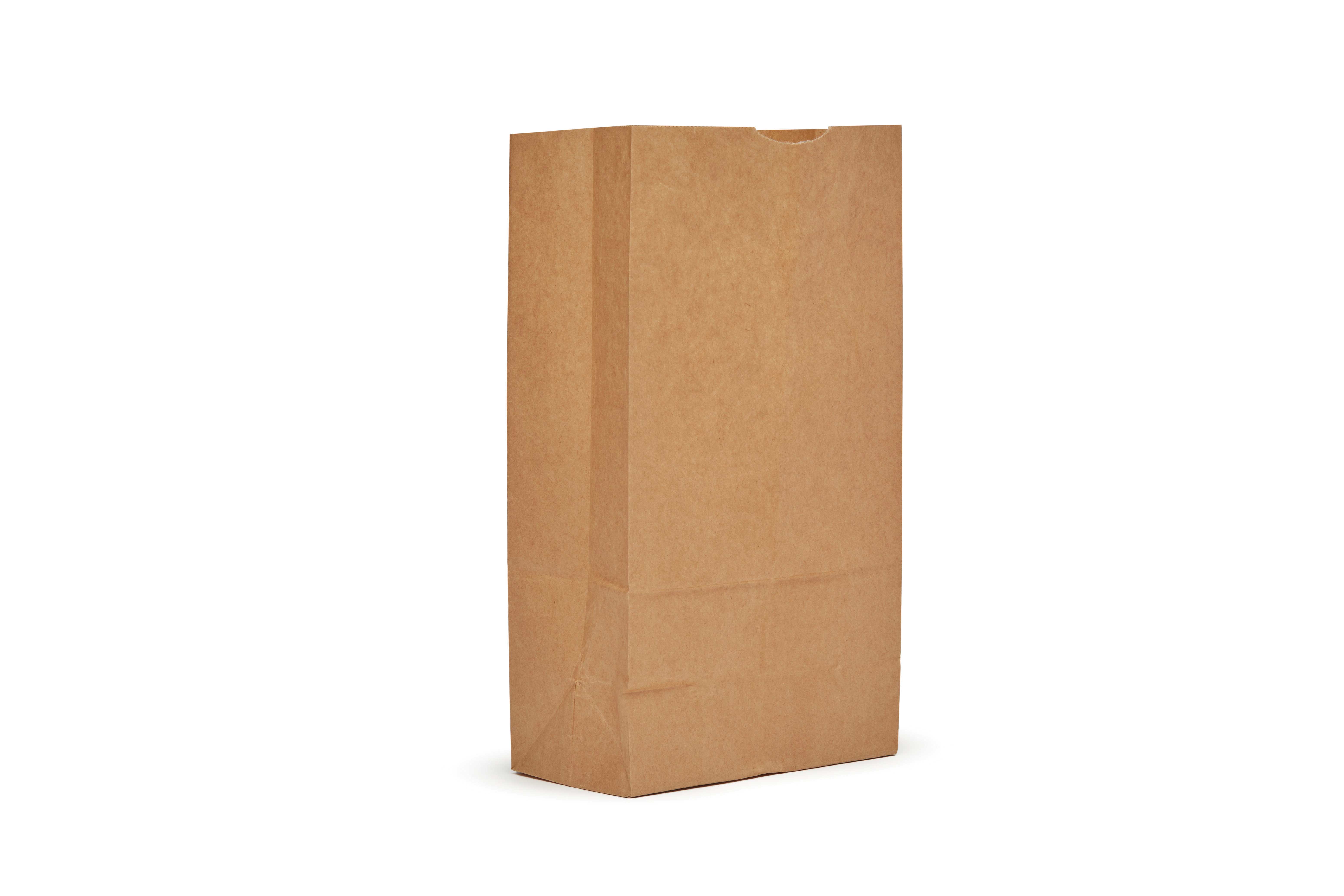 AJM Packaging Natural Kraft Grocery Bag 500 per case.