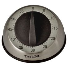Taylor Stainless Steel Mechanical Long Ring Cooking Timer, 3 3/4 Inch -- 6 Per Case