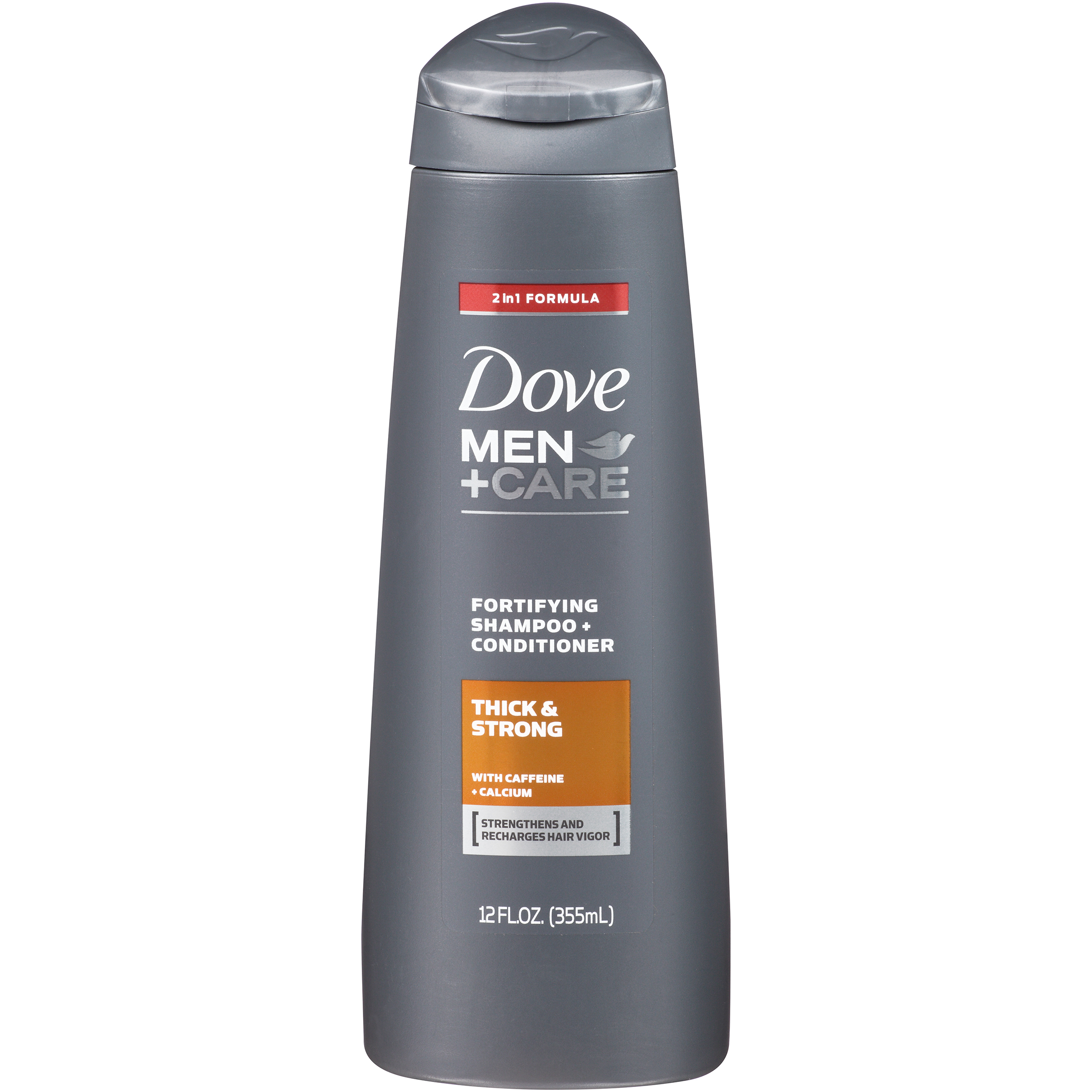 Dove Men+care Thick And Strong 2 In 1 Shampoo And Conditioner, 12 Fluid Ounce -- 6 Per Case