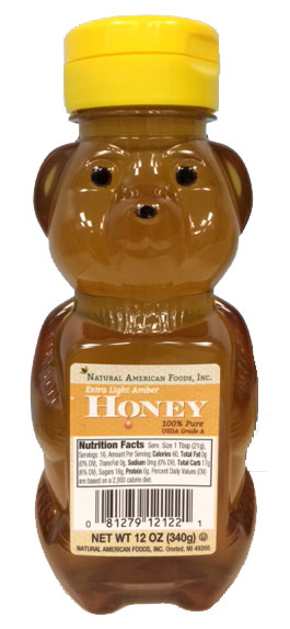 Sweet Harvest Foods Clover Pure Honey, 12 Ounce -- 12 Per Case