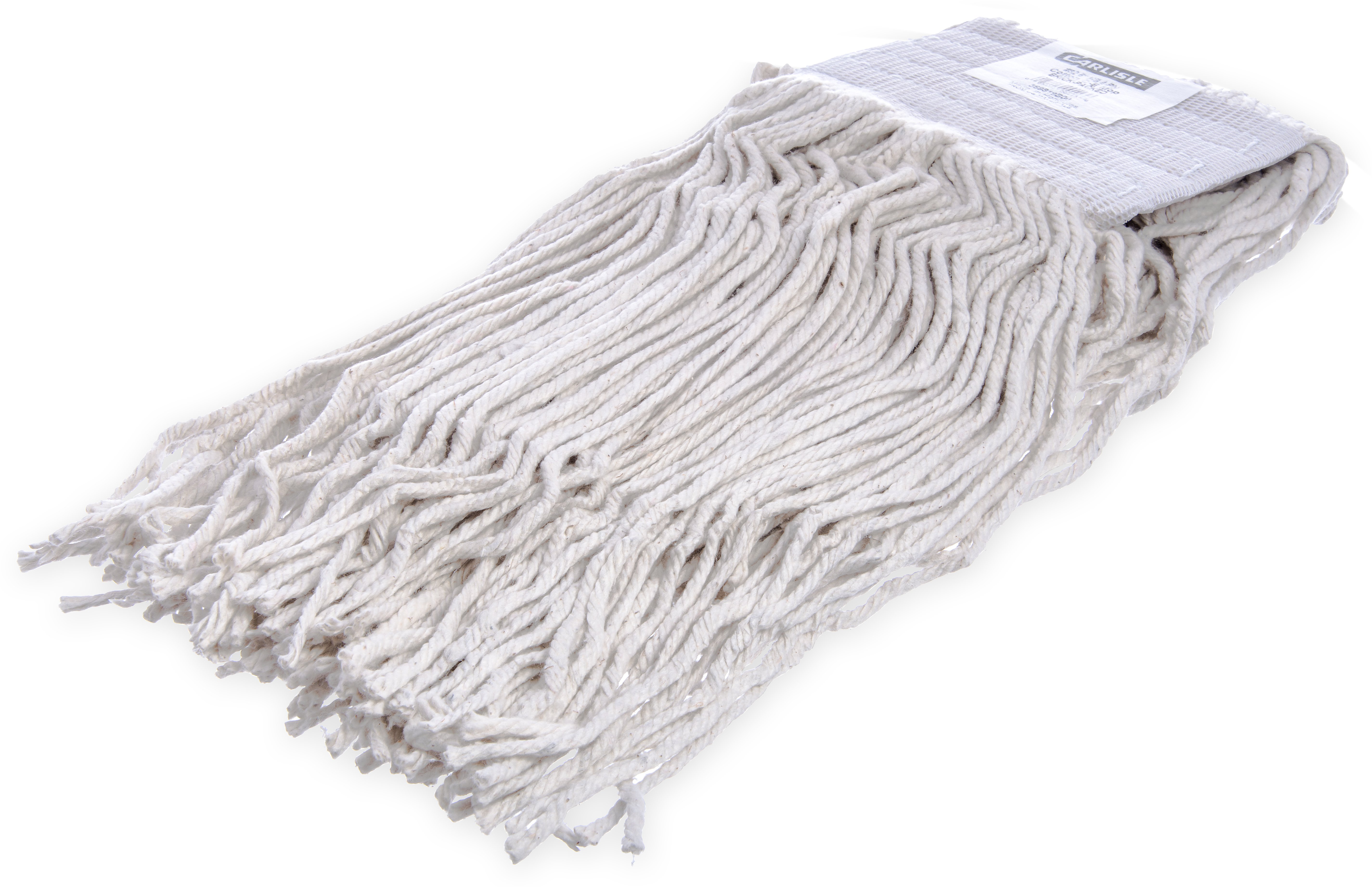 Carlisle 4 Ply Cotton 5 Inch Headband Cut End Wet Mop, Number 32 -- 12 Per Case