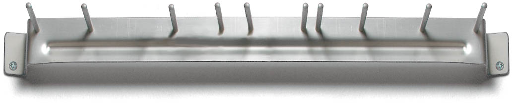 Carlisle Aluminum Brush And Broom Rack, 17 Inch -- 12 Per Case