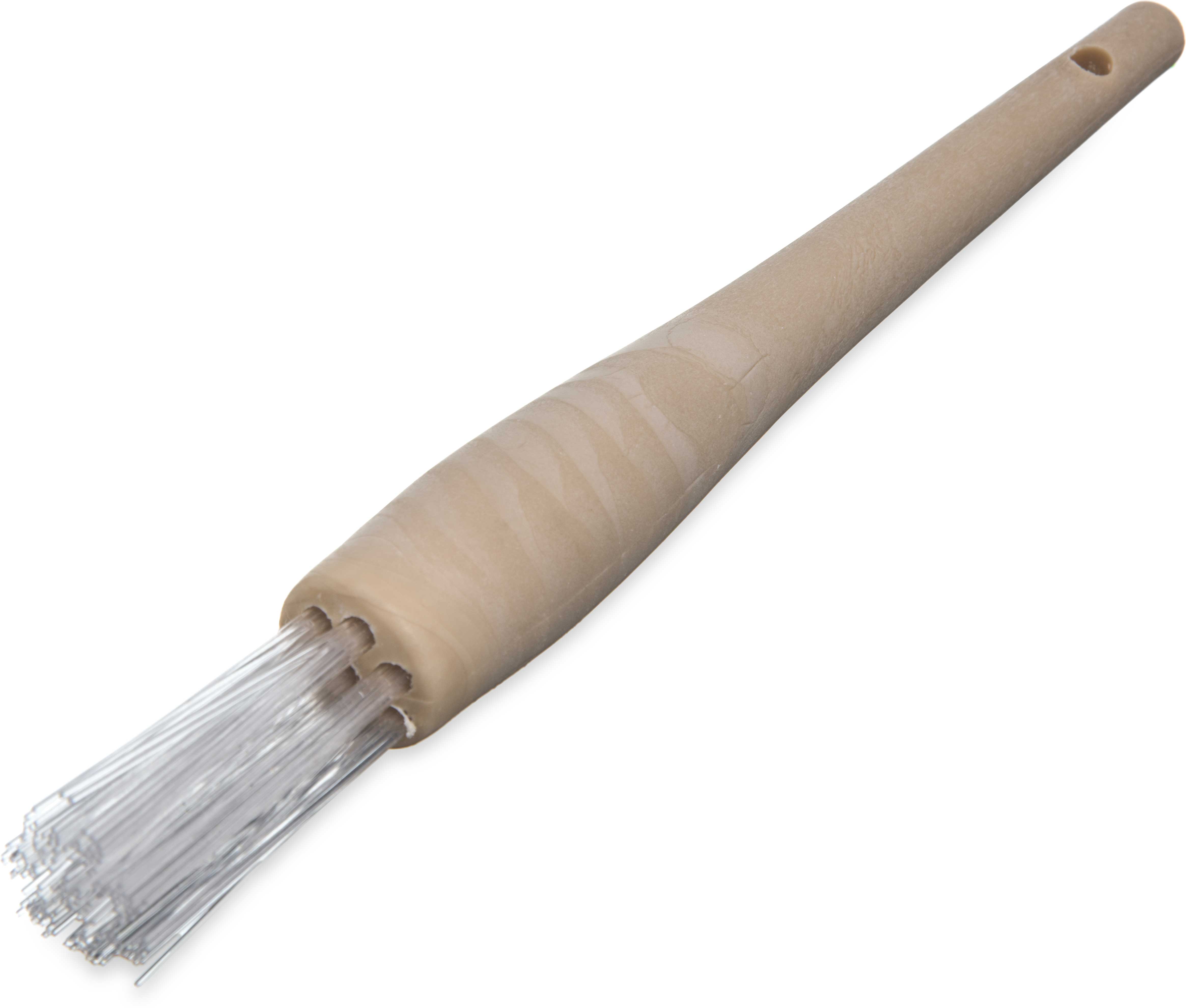 Carlisle 1 Inch Round Waffle And Griddle Brush With Stiff Teflon Bristle -- 12 Per Case