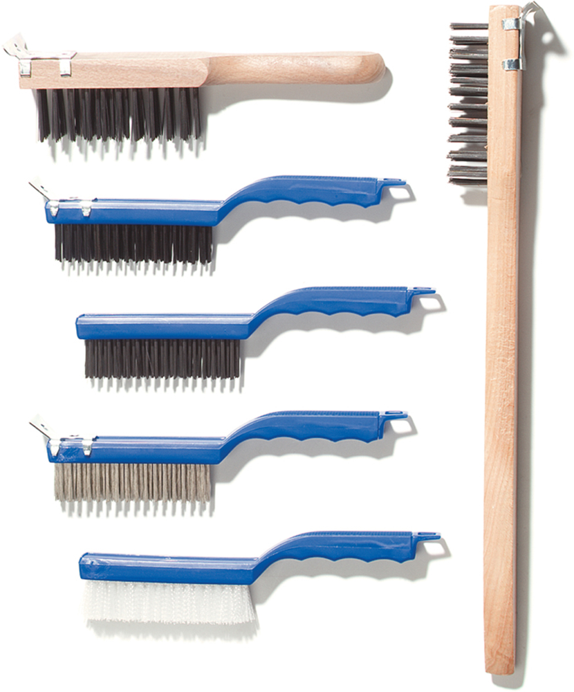 Carlisle Plastic Handle Scratch Brush, 11 1/2 Inch, With Nylon Bristle -- 12 Per Case
