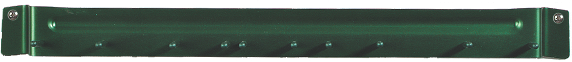 Sparta Green Spectrum Aluminum Brush Rack -- 12 Per Case