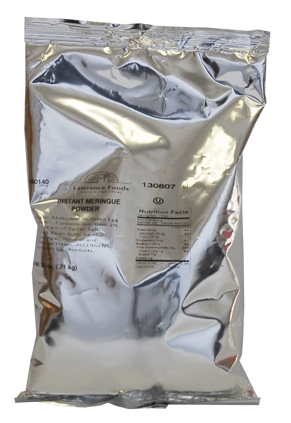 Lawrence Foods Instant Meringue Mix, 25 Ounce -- 12 Per Case
