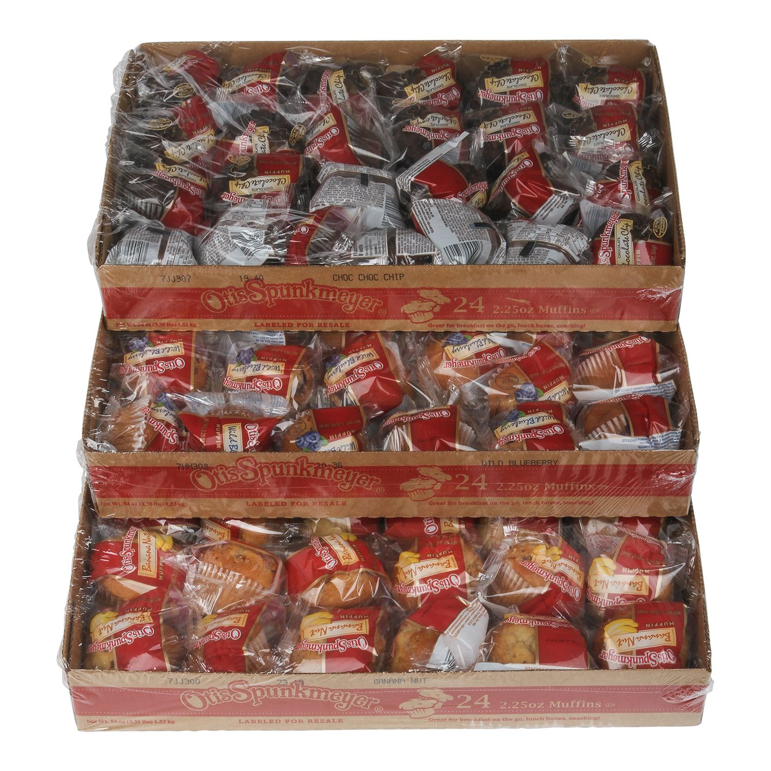 Otis Spunkmeyer Delicious Essentials Mixed Muffin, 2.25