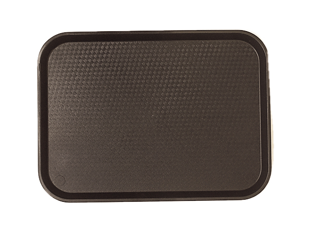 Cambro Black Polypropylene Fast Food Tray, 13 13/16 X 17 3/4 Inch -- 12 Per Case