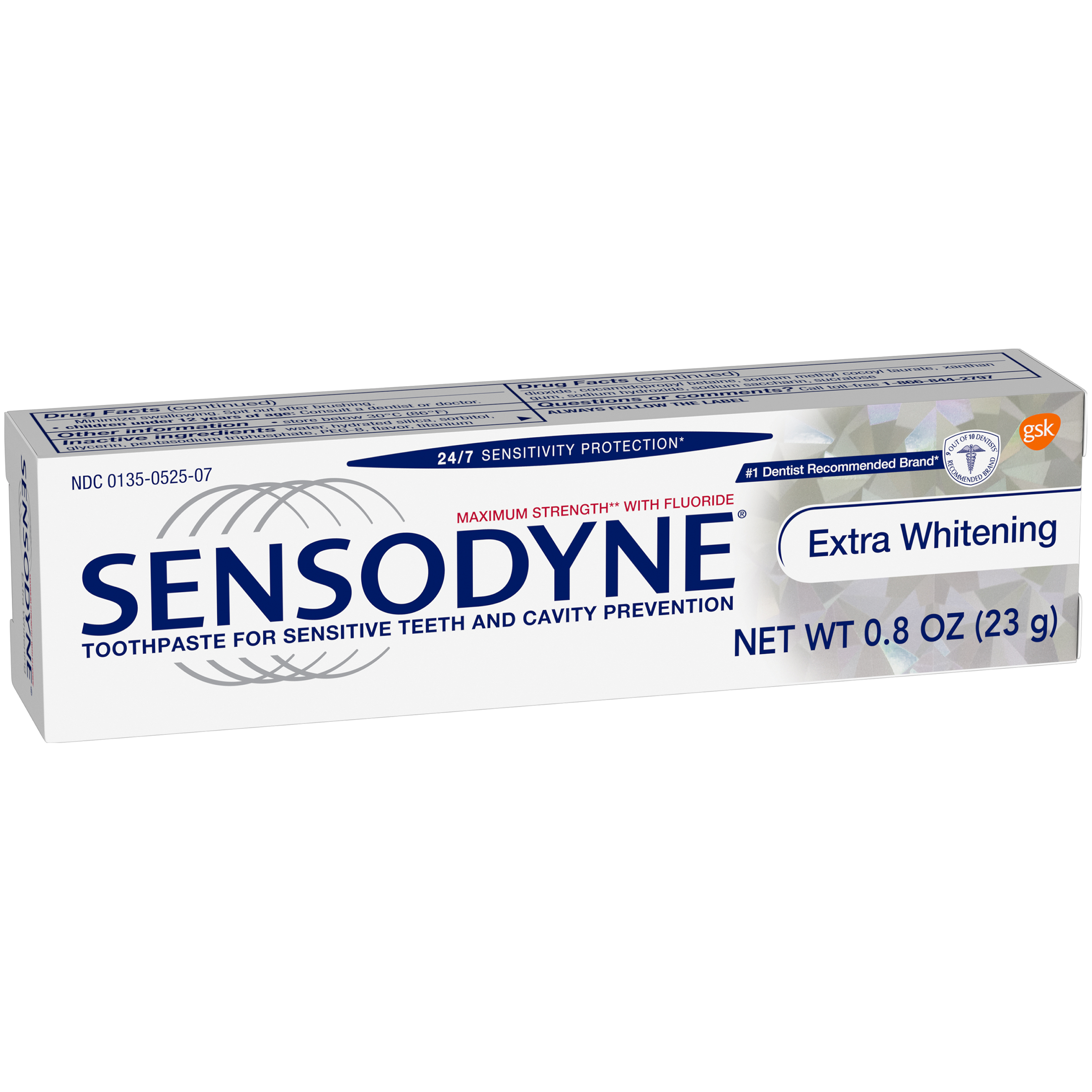 Sensodyne Extra Whitening Toothpaste, 0.8 Ounce -- 36 Per Case