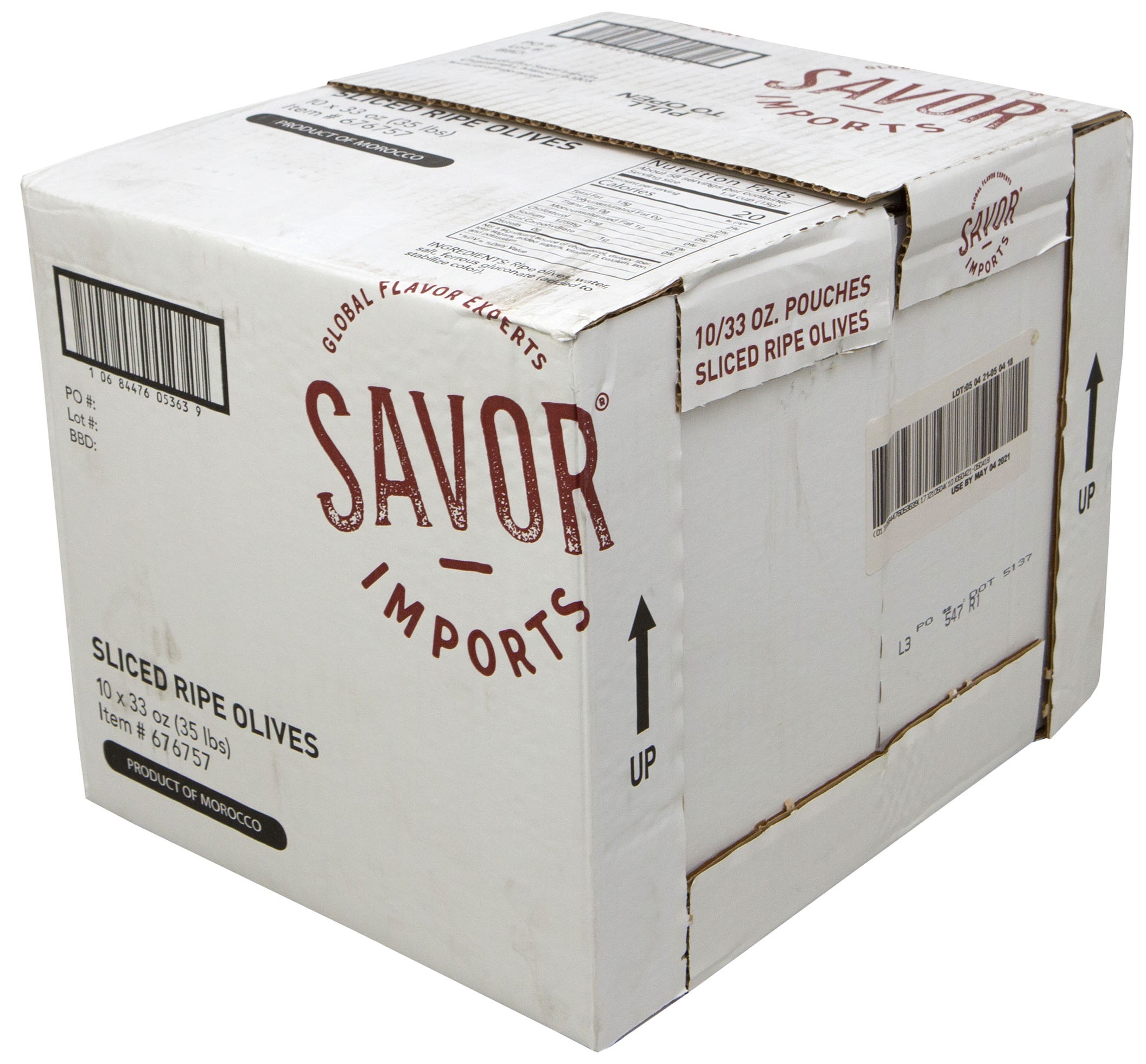 Savor Imports Sliced Ripe Olives Case | FoodServiceDirect