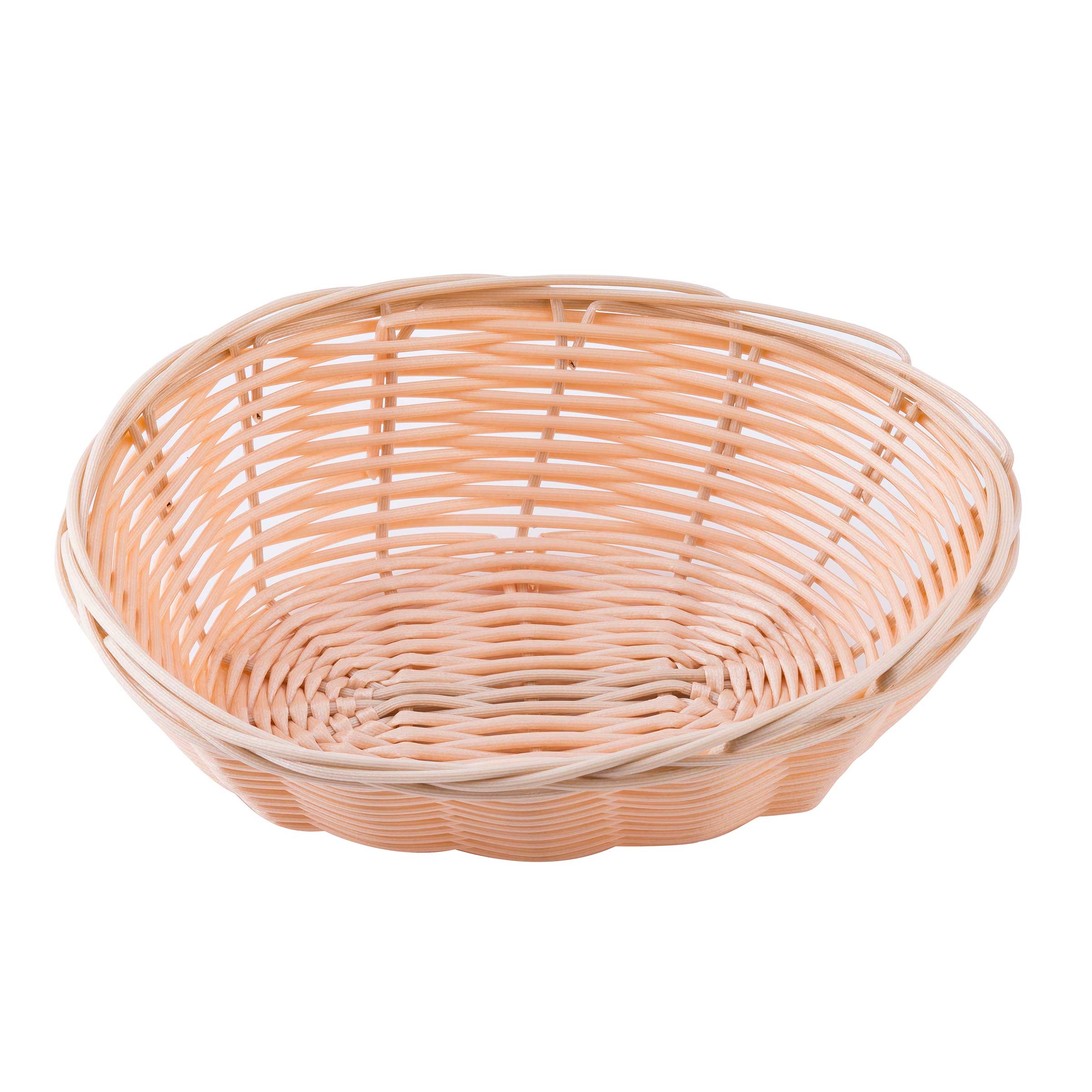 Tablecraft Natural Plastic Basket, 9 X 3.5 X 2 Inch -- 12 Per Case