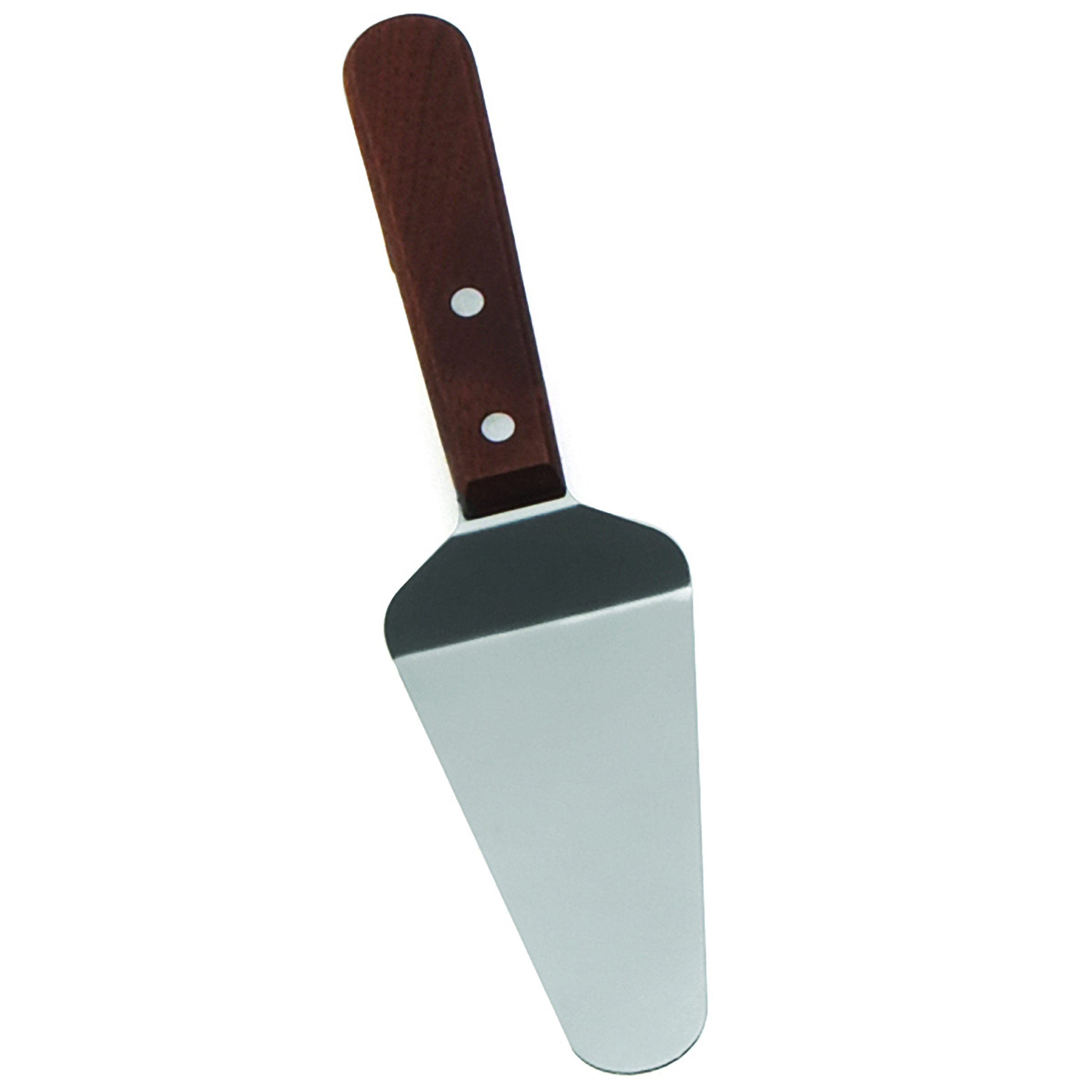 Tablecraft Stainless Steel With Wood Handle Pie Server, 10 Inch -- 12 Per Case