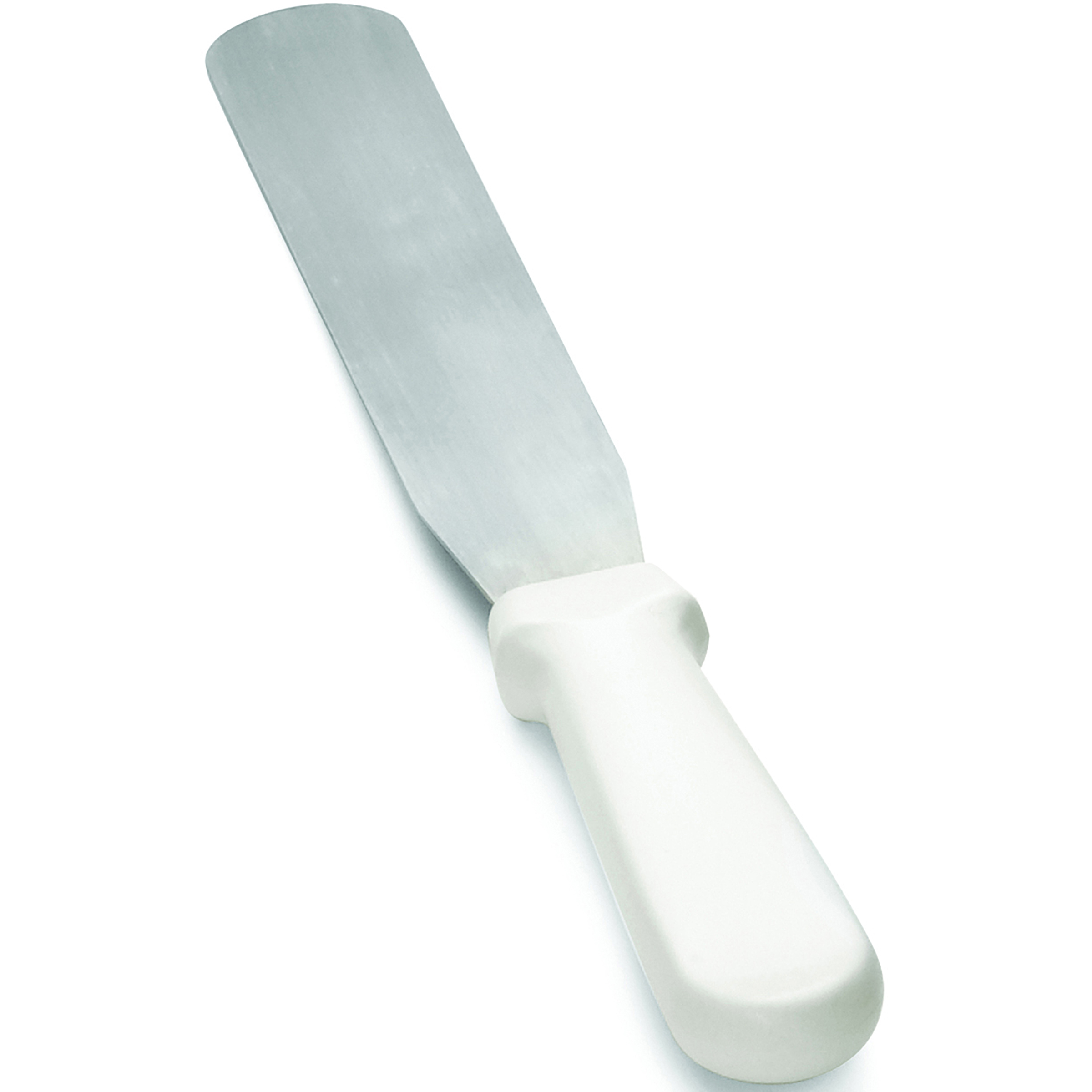Tablecraft White Handle Icing Spatula, 8 Inch