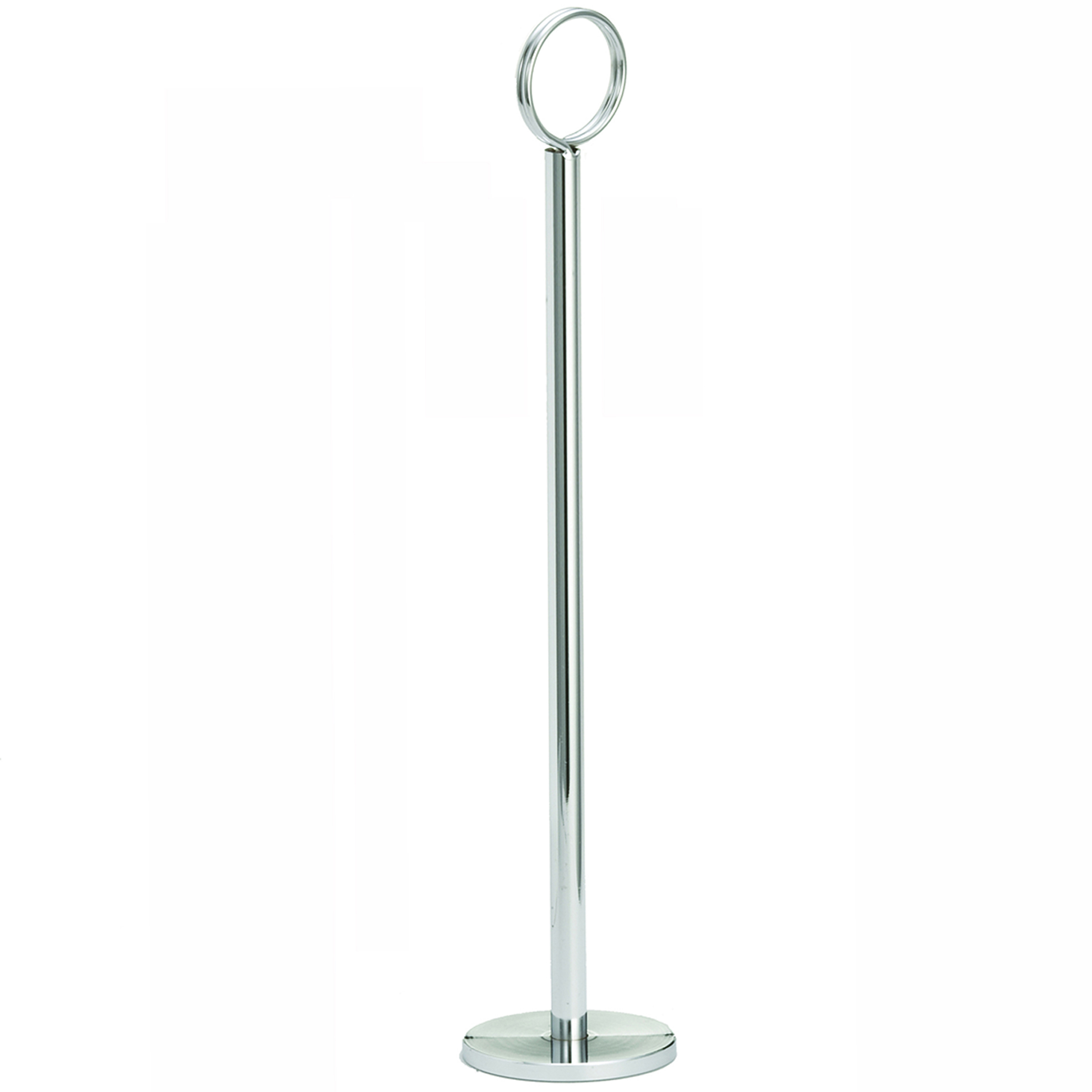 Tablecraft Chrome Plated Card Holder, 2.25 X 2.25 X 12 Inch