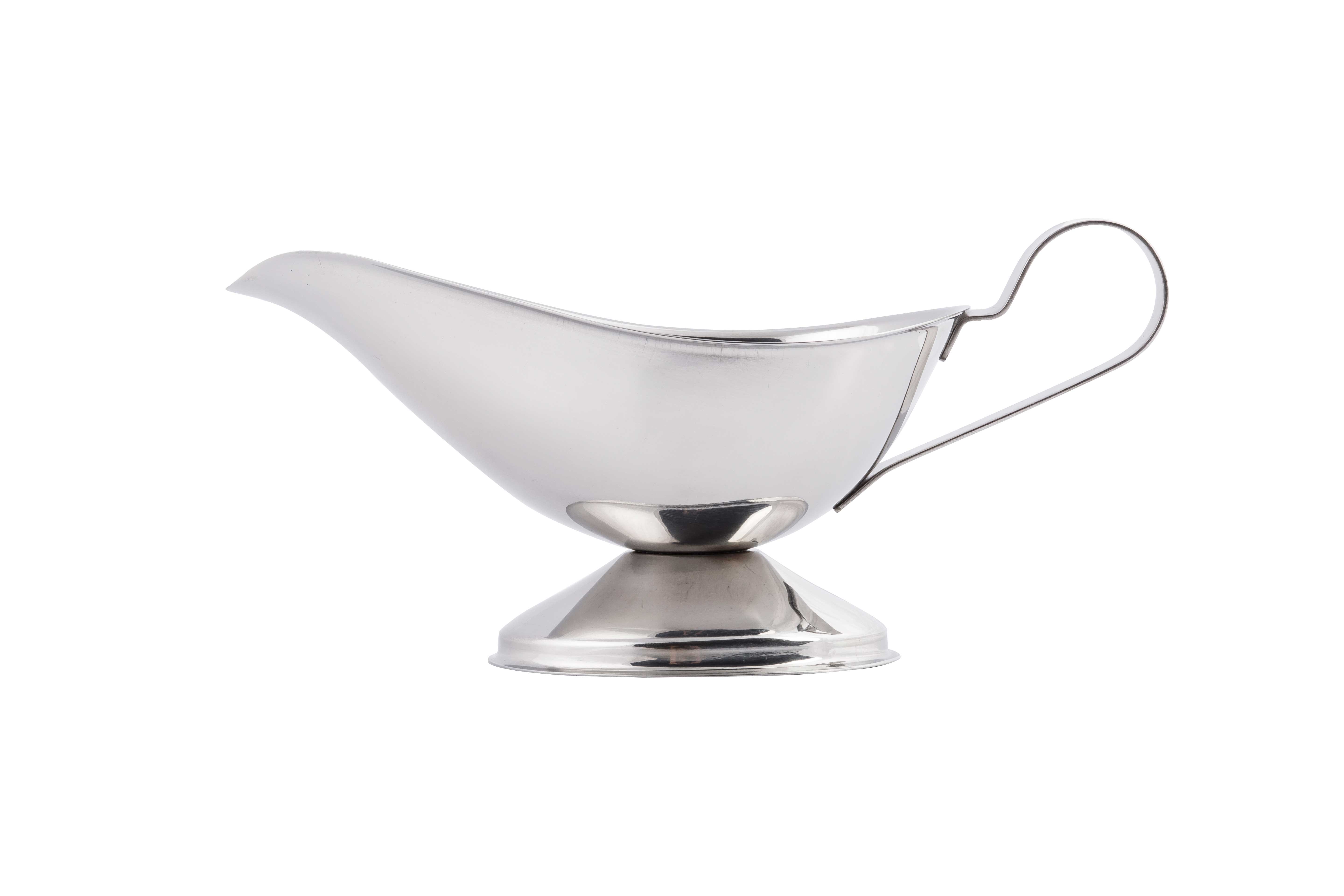 Tablecraft Stainless Steel Mirror Finish Gravy Boat, 5 Ounce Capacity