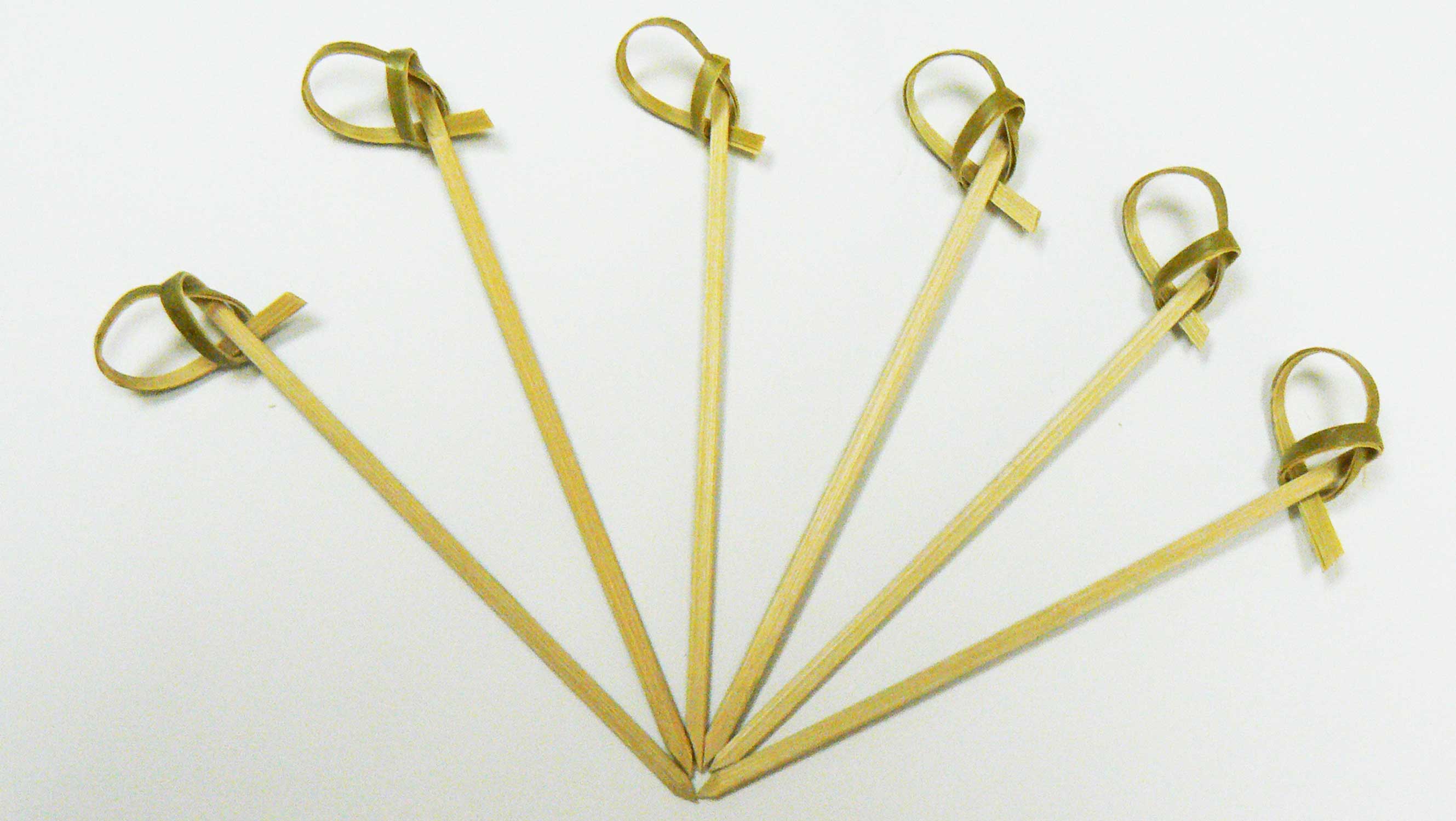 Goldmax Bamboo Flower Knot Pick, 4.75 Inch -- 1000 Per Case