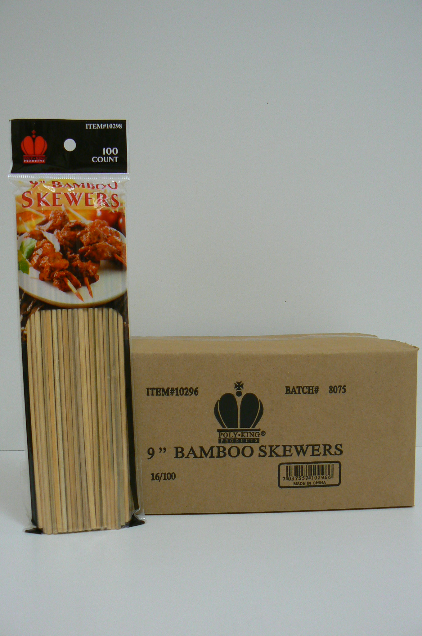 Goldmax Bamboo Skewers, 9 Inch -- 19200 Per Case