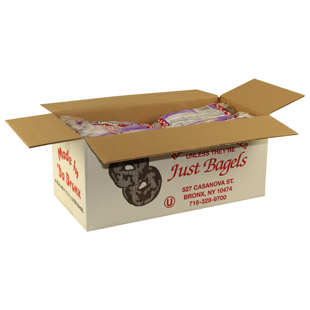 Just Bagels Cinnamon Raisin Bagel, 4 Ounce -- 48 Per Case