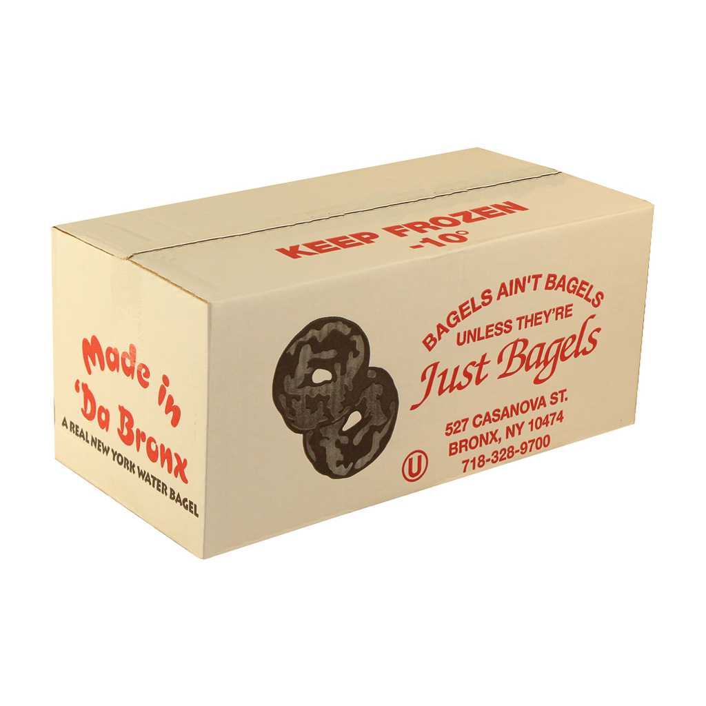 Just Bagels Blueberry Bagel, 4 Ounce -- 48 Per Case