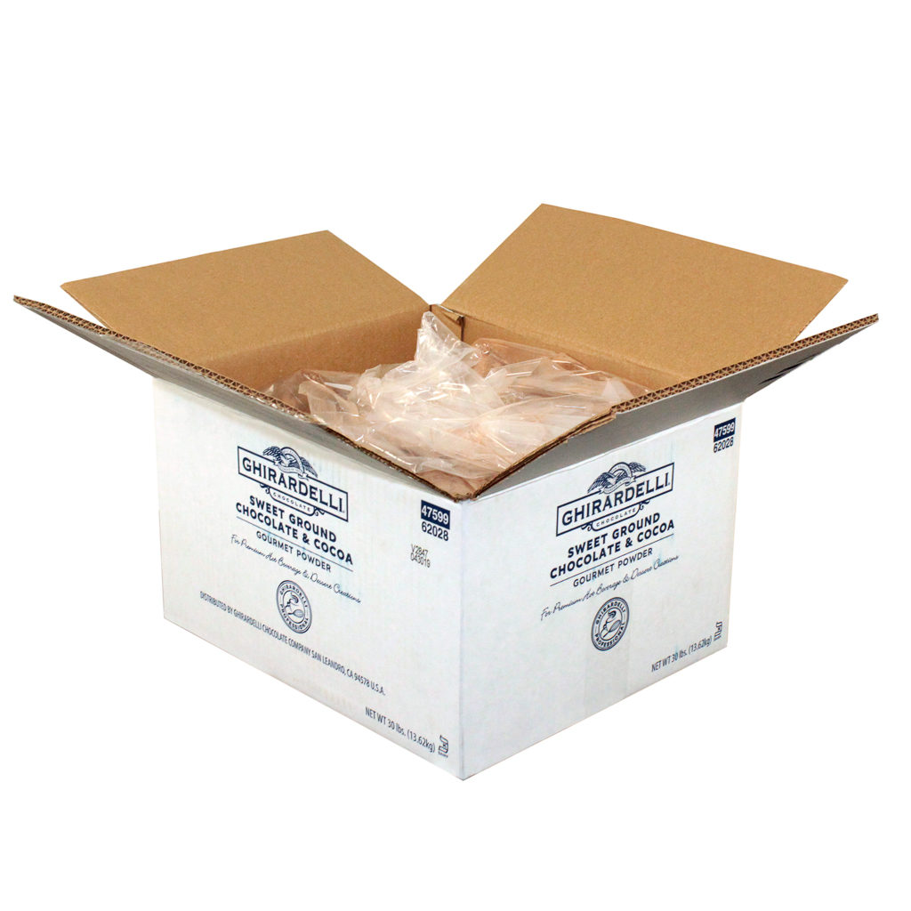 Ghirardelli Sweet Ground Chocolate And Cocoa Powder, 30 Pound