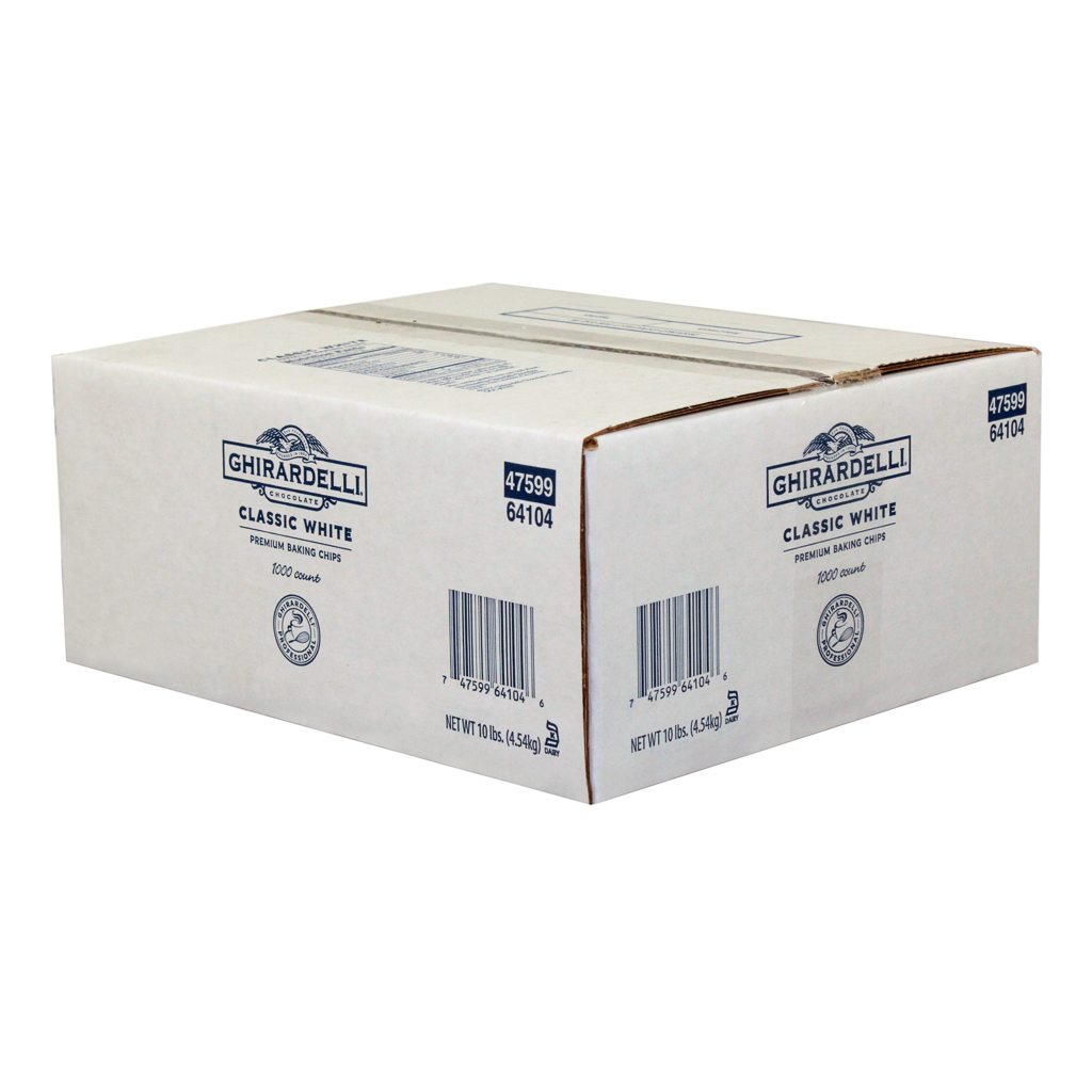 Ghirardelli Vanilla Classic White Chocolate Chips, 10 Pound