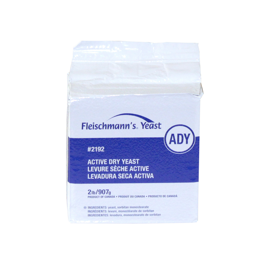 Fleischmanns Dry Active Baking Yeast 12 Case 2 Pound