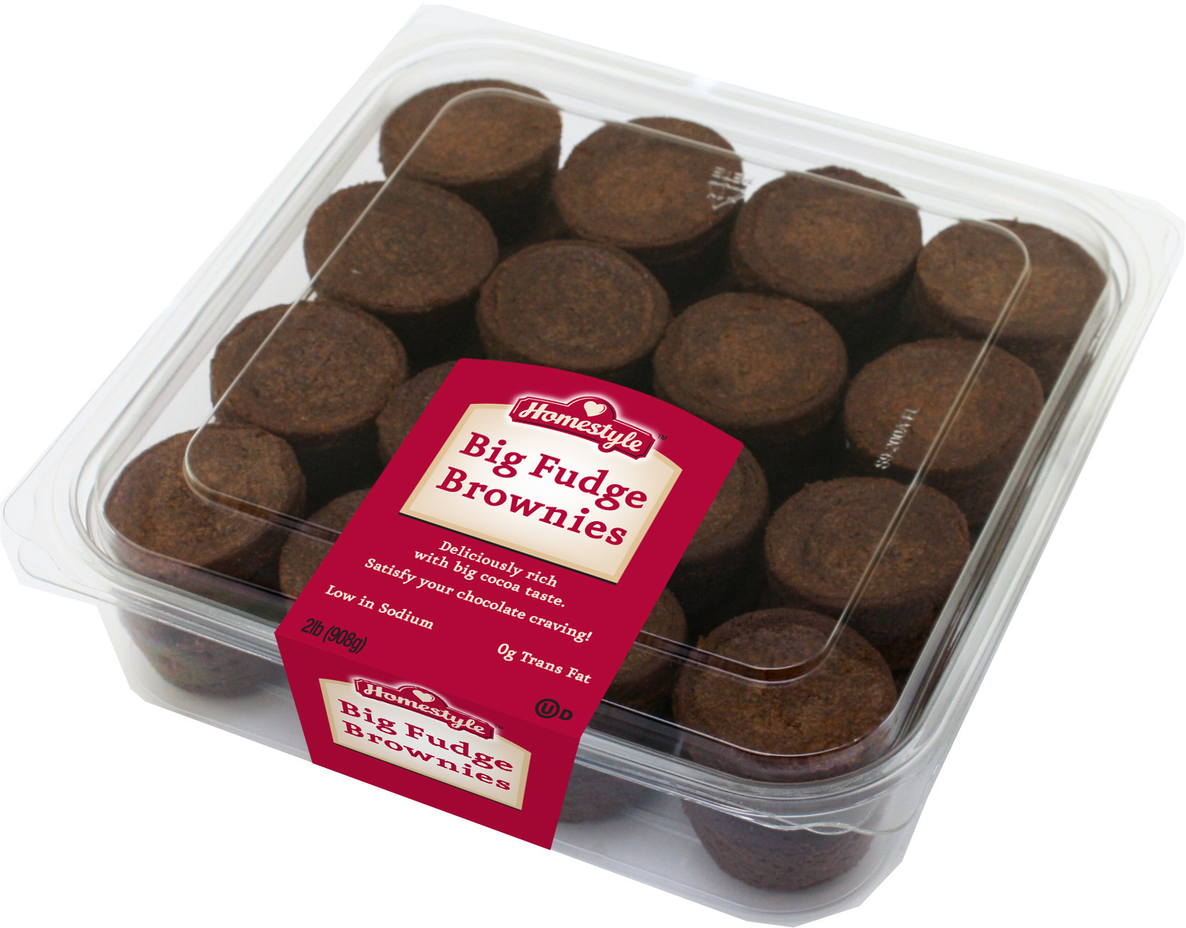 Two Bite Homestyle Big Fudge Brownies Case | FoodServiceDirect