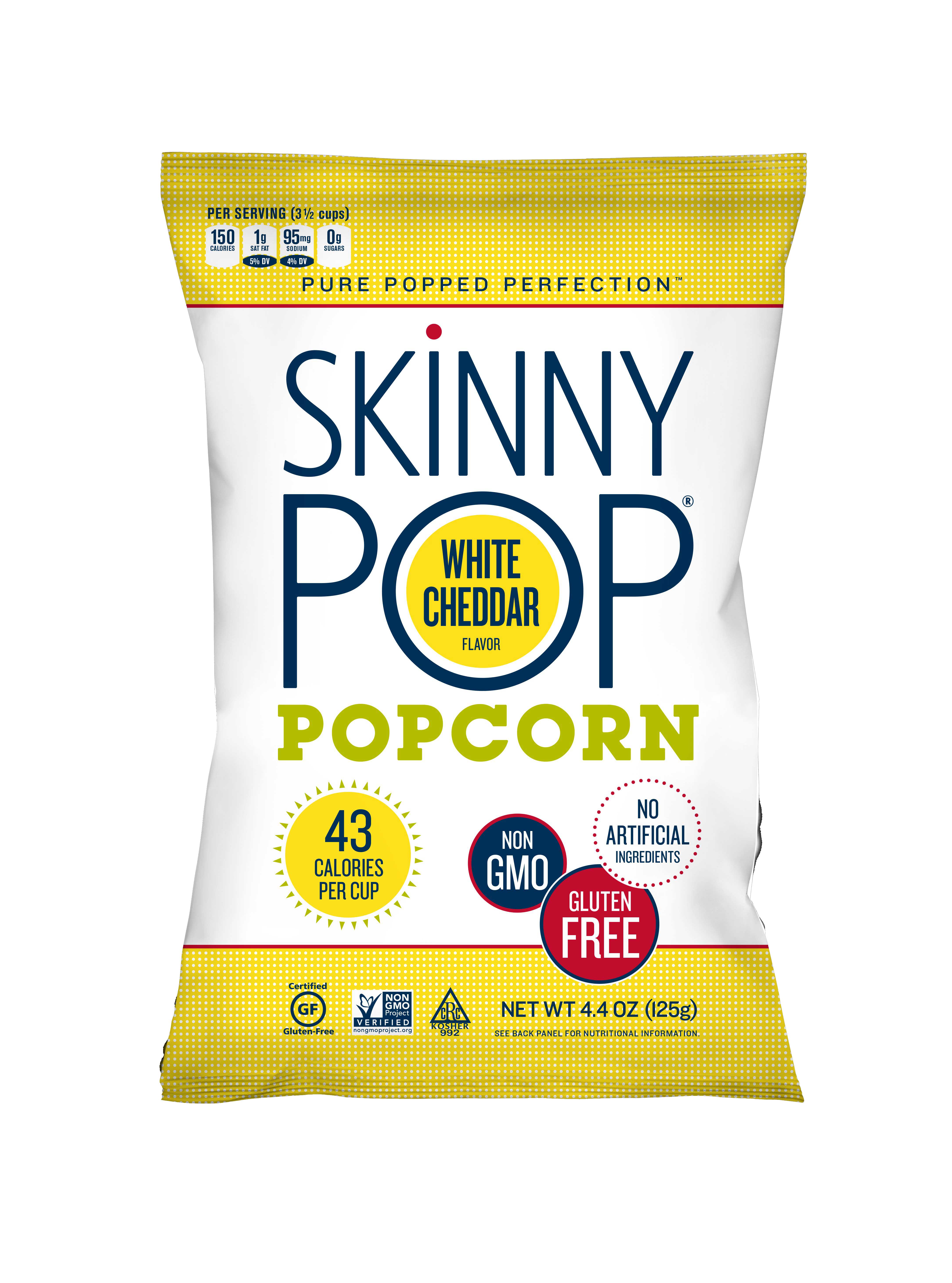 Skinnypop Ultra Lite White Cheddar Popcorn, 4.4 Ounce -- 12 Per Case